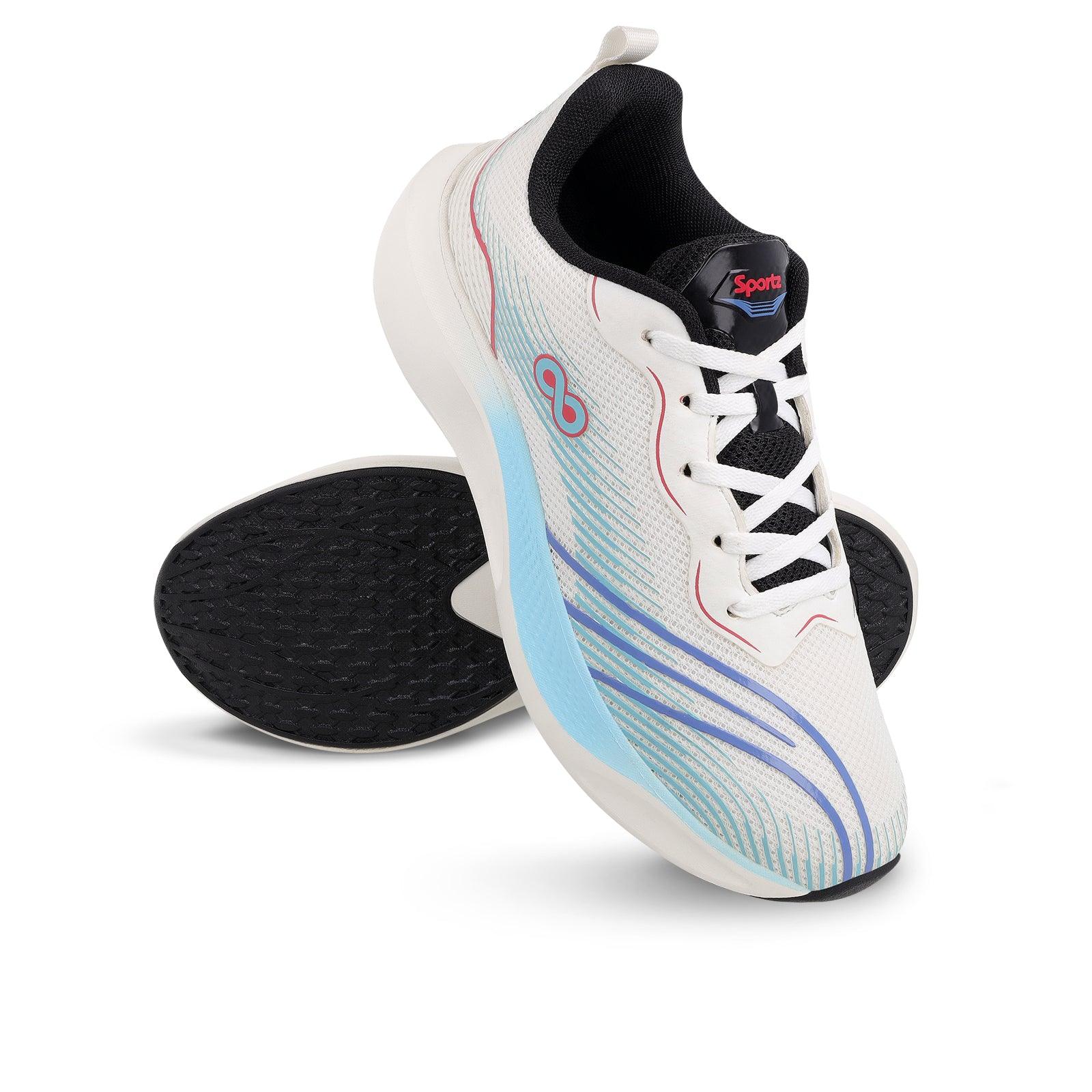 Men's Lace-up Walking Shoes - WS9142 White - Image 9
