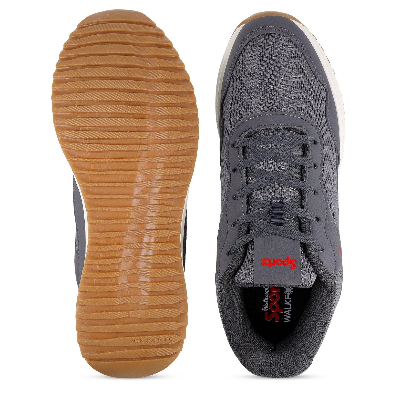Men's Lace-up Running Shoes - WS9599 Dark Grey - Image 3