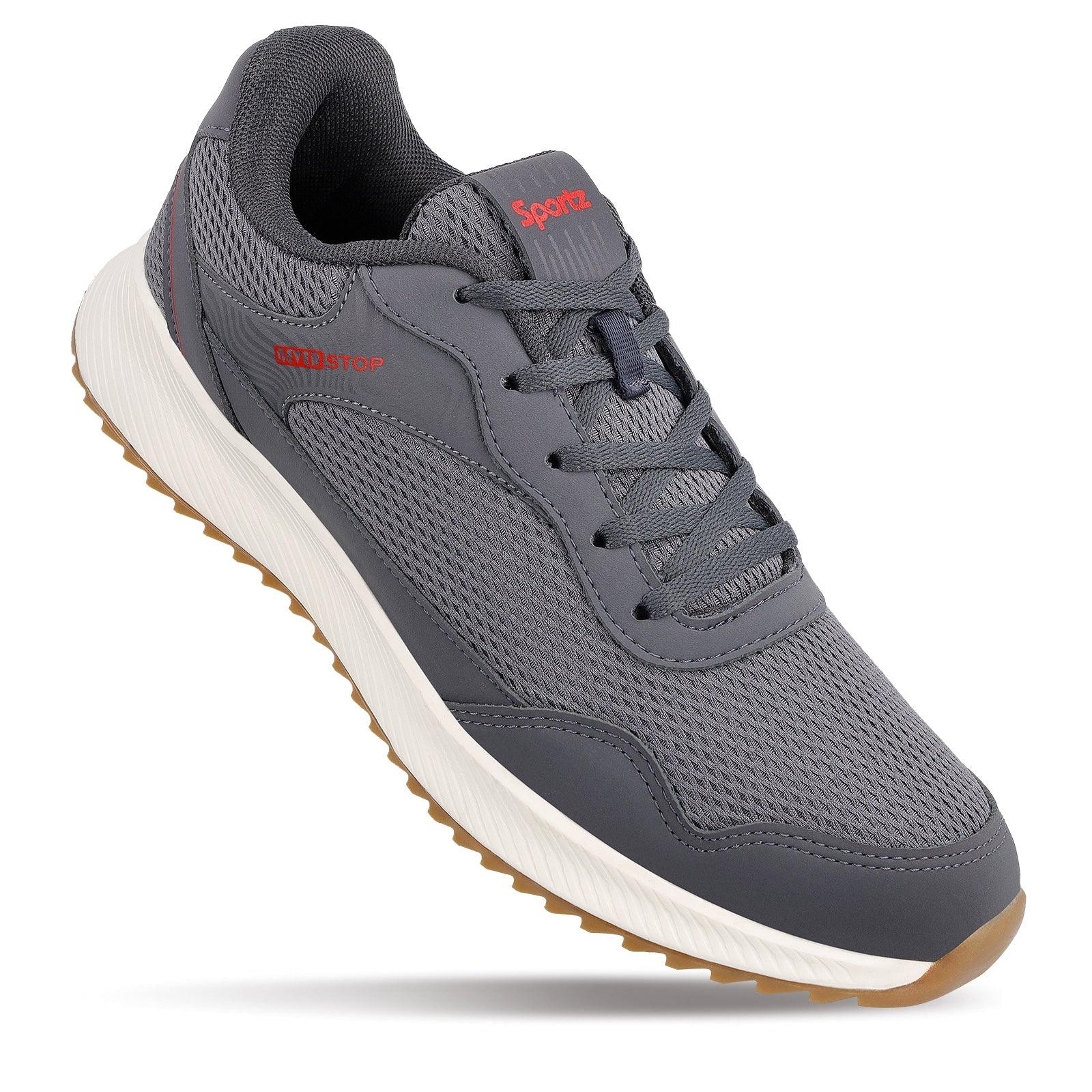 Men's Lace-up Running Shoes - WS9599 Dark Grey - Image 4