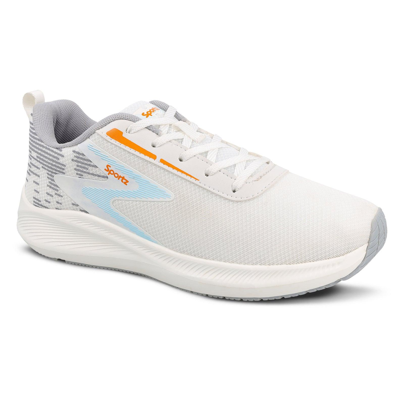 Stylex Men's Lace-up Sports Shoes - WS9611 White - Image 4