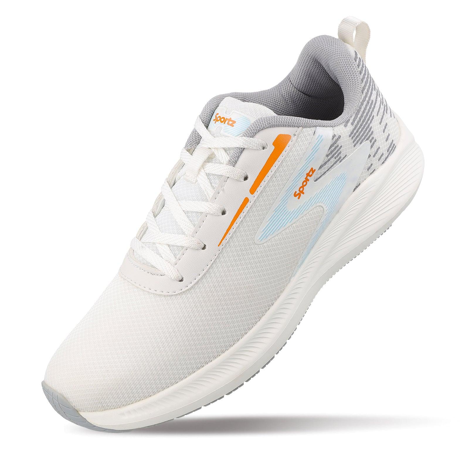 Stylex Men's Lace-up Sports Shoes - WS9611 White - Image 5