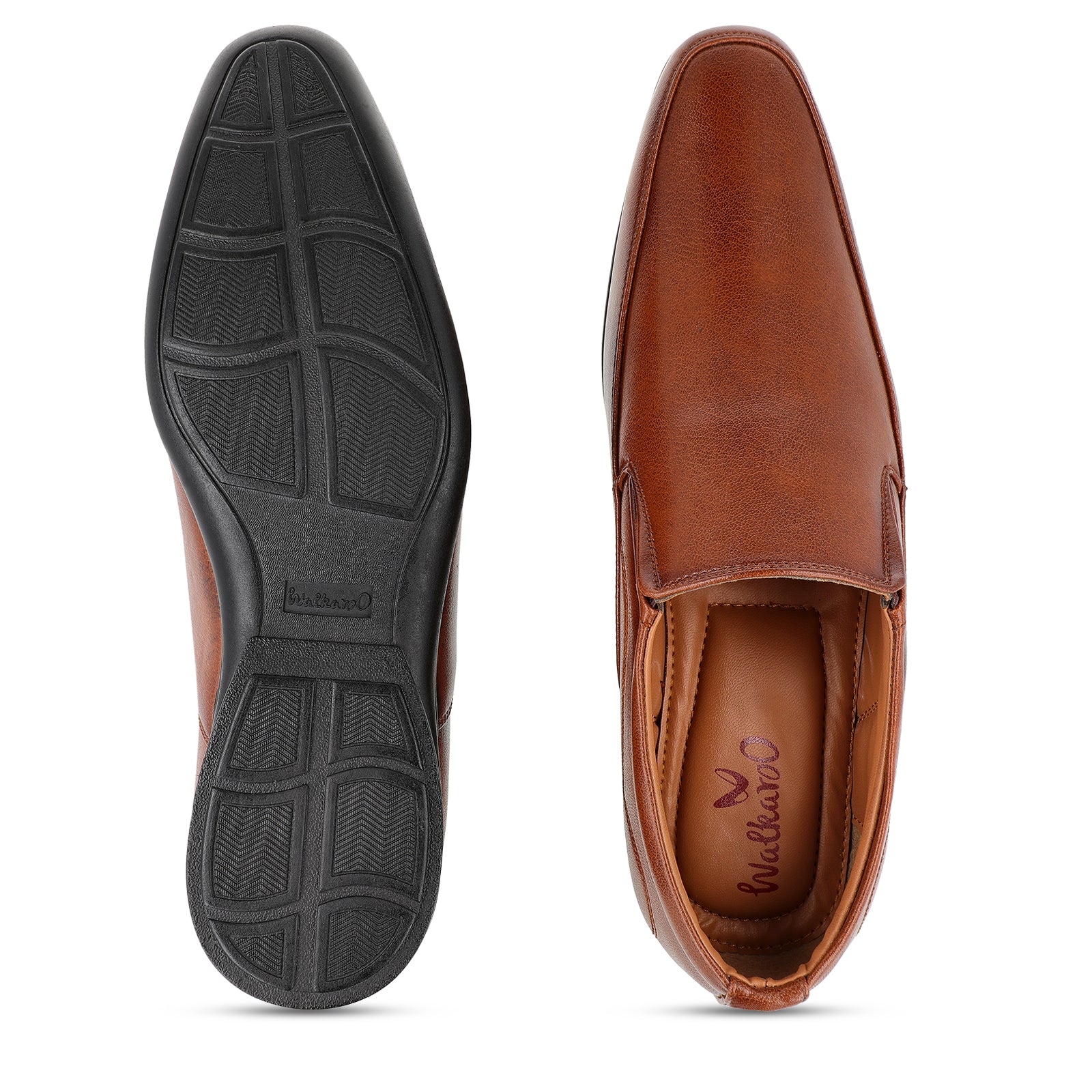 Men's Loafer Formal Shoes - WF6015 Tan - Image 2