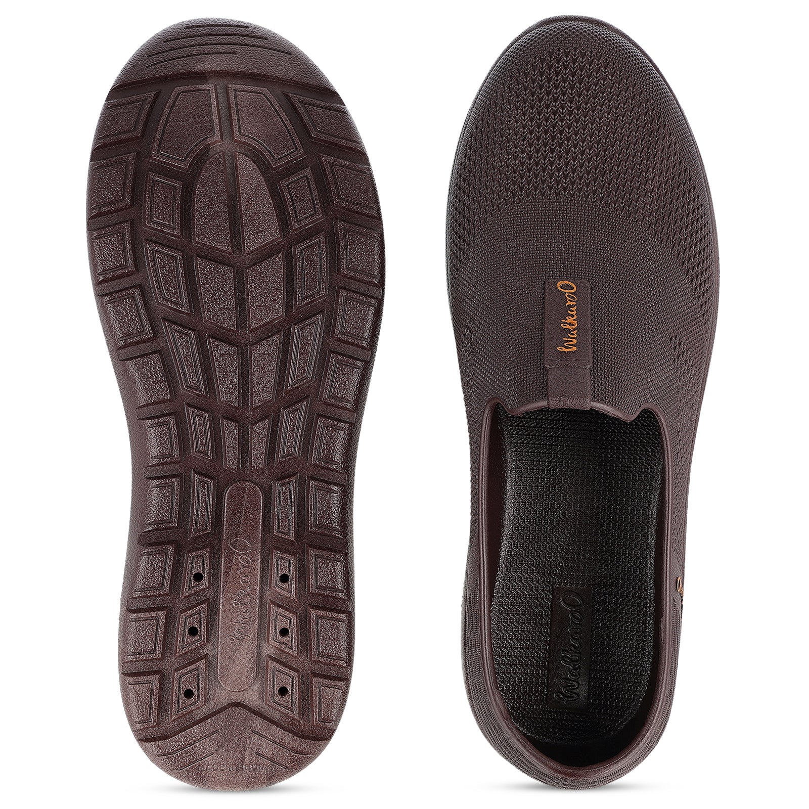 Men's Slip-On Rain Shoes - WC4713 Brown - Image 2