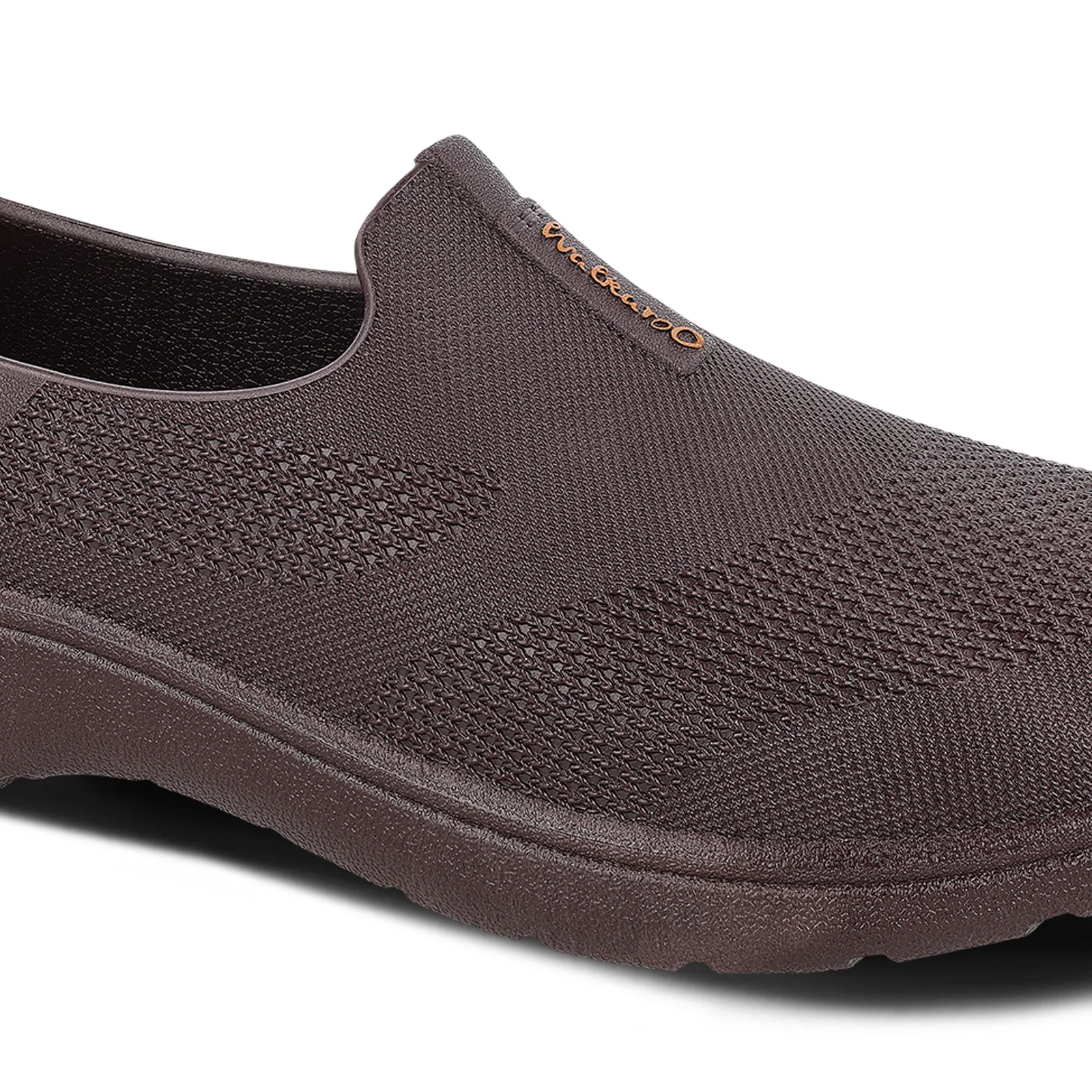 Men's Slip-On Rain Shoes - WC4713 Brown - Image 4