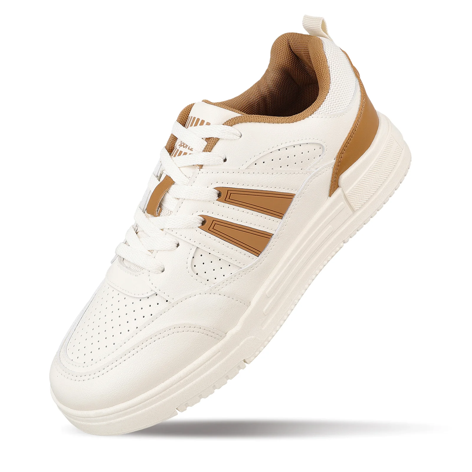 Men's Sports Sneakers - SGE24003 Beige - Image 6