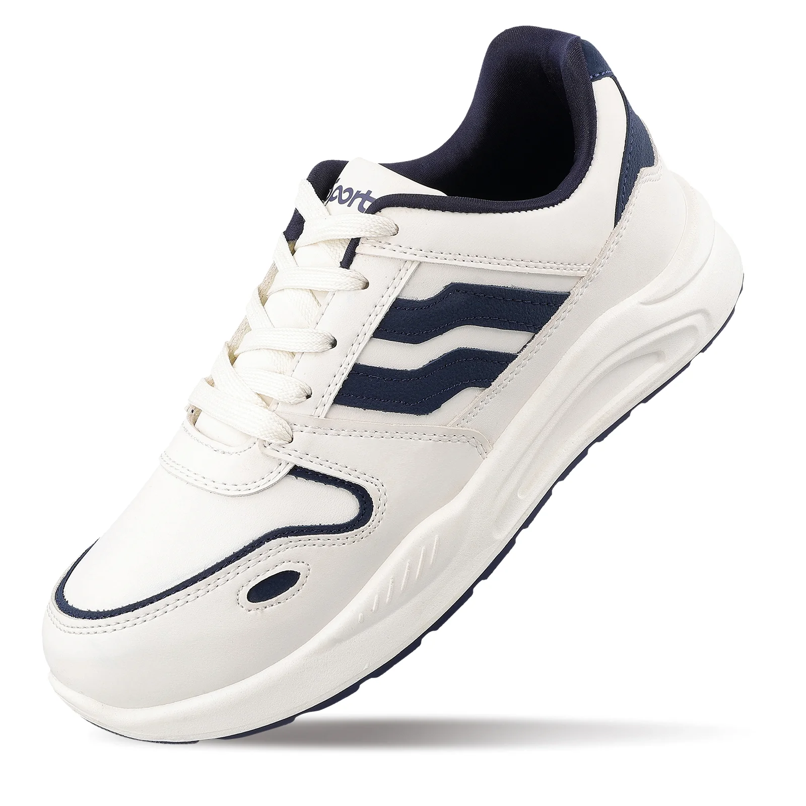 Men's Sports Sneakers - WY3483 White - Image 6