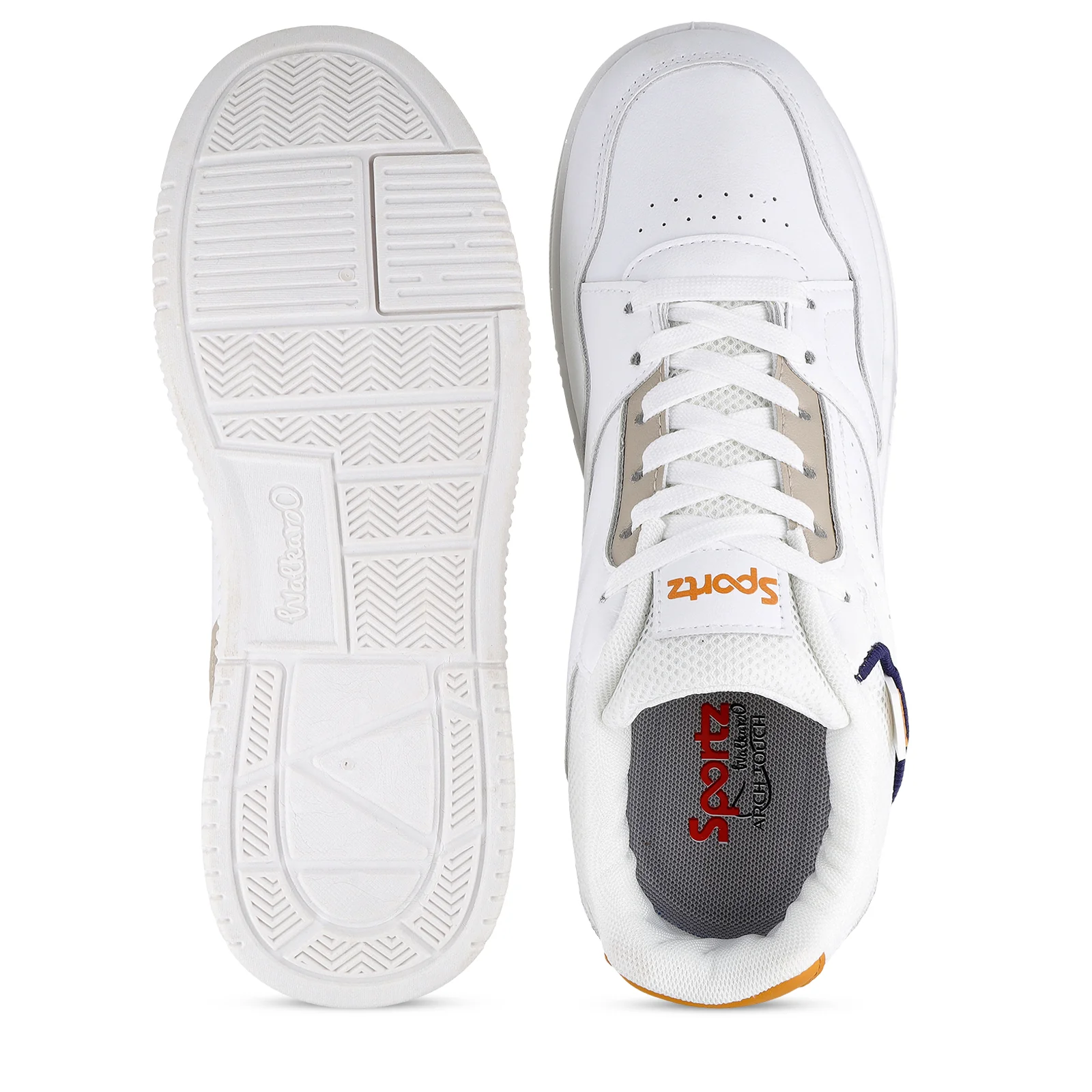 Men's Sports Sneakers - WY3488 White - Image 3