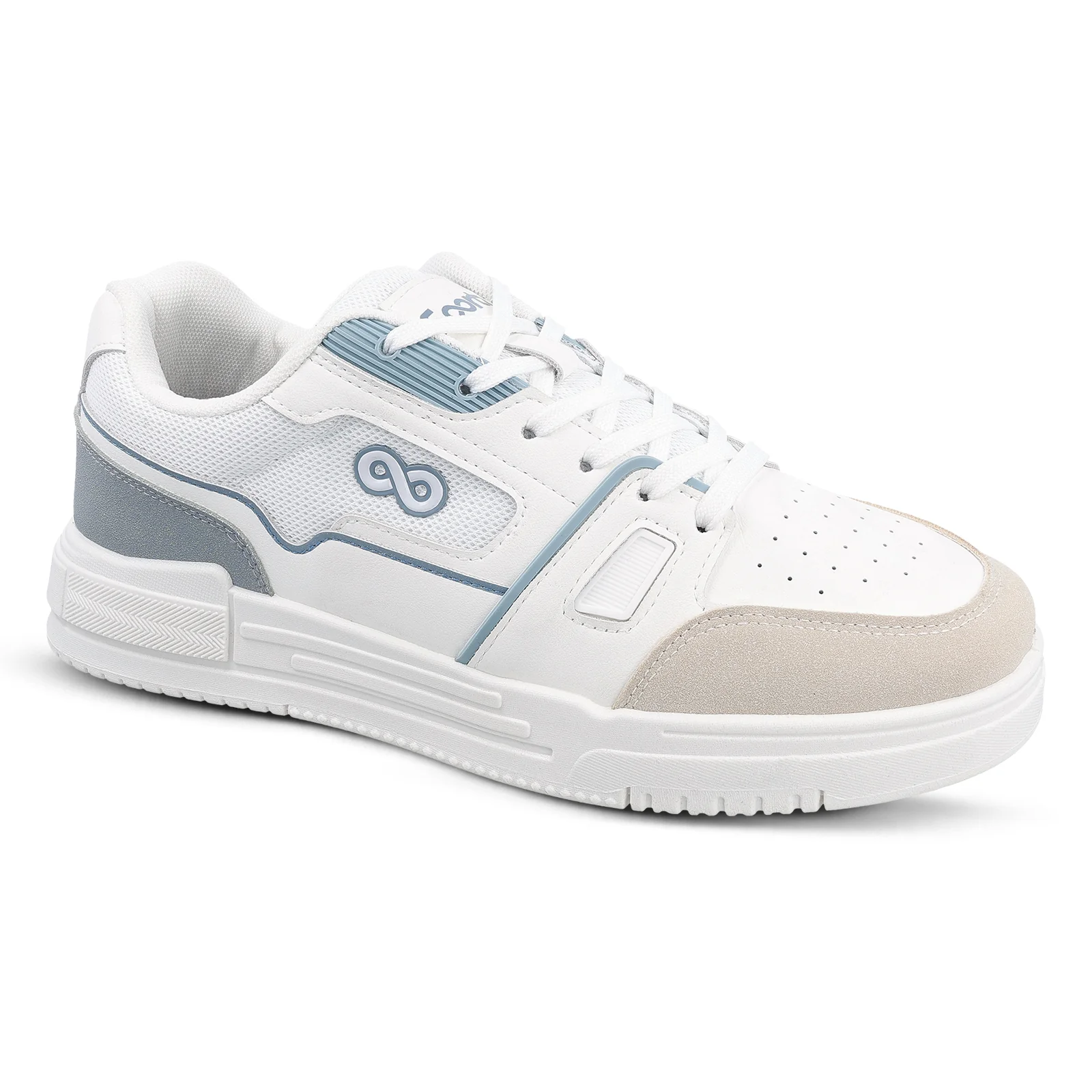 Men's Sports Sneakers - WY3489 White Grey - Image 5