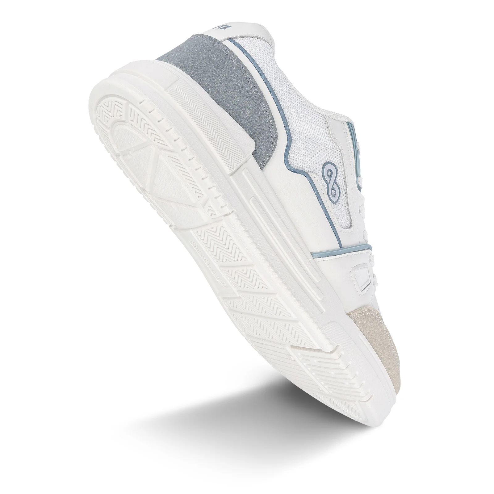 Men's Sports Sneakers - WY3489 White Grey - Image 7