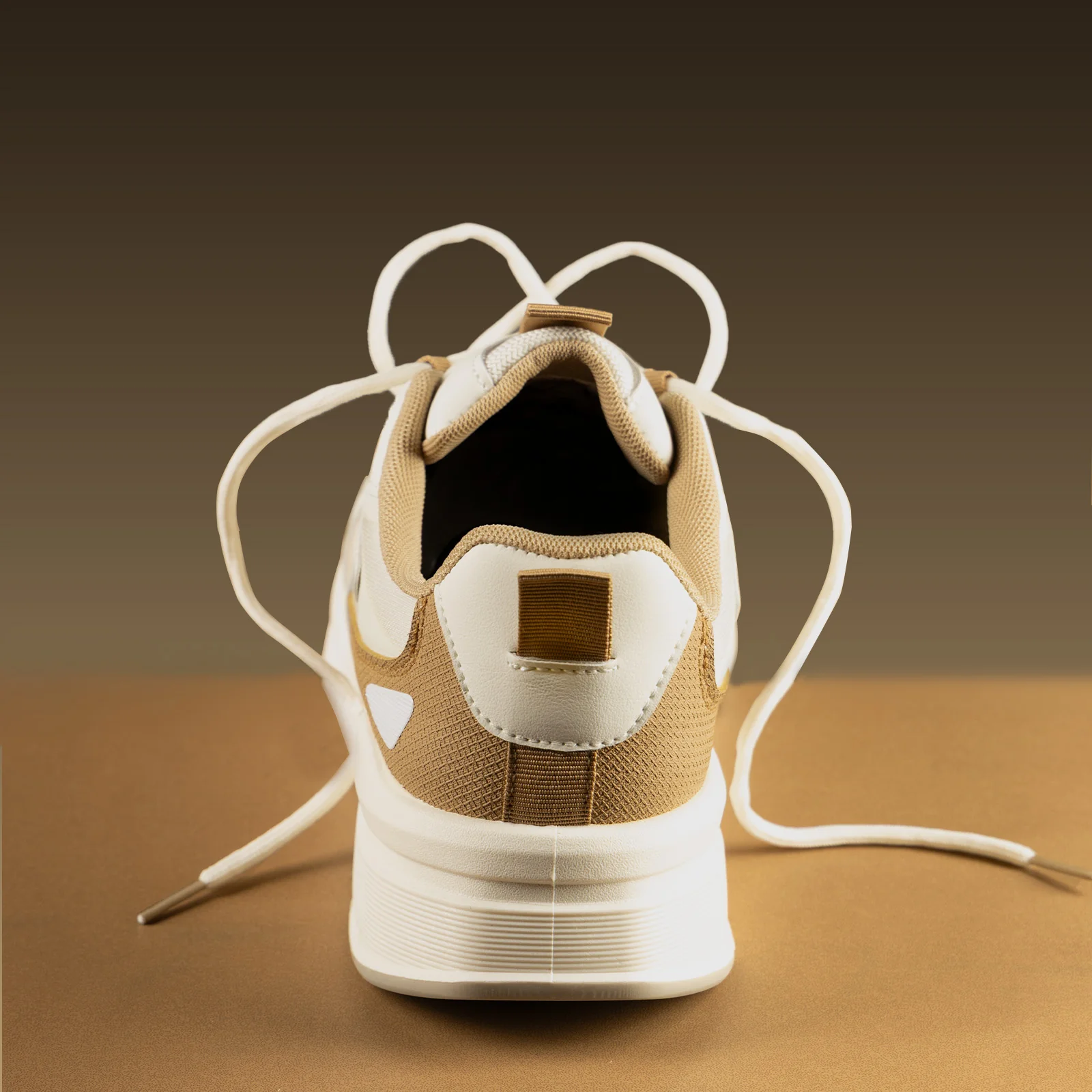 Men's Sports Sneakers - WY3490 White Beige - Image 4