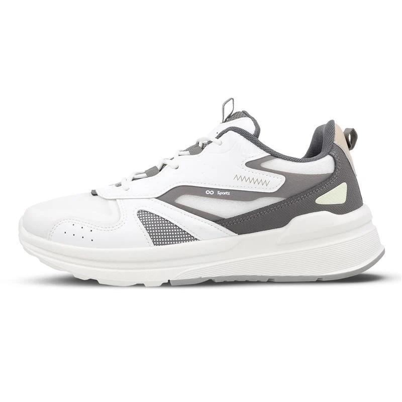 Men's Sports Sneakers - WY3490 White Grey