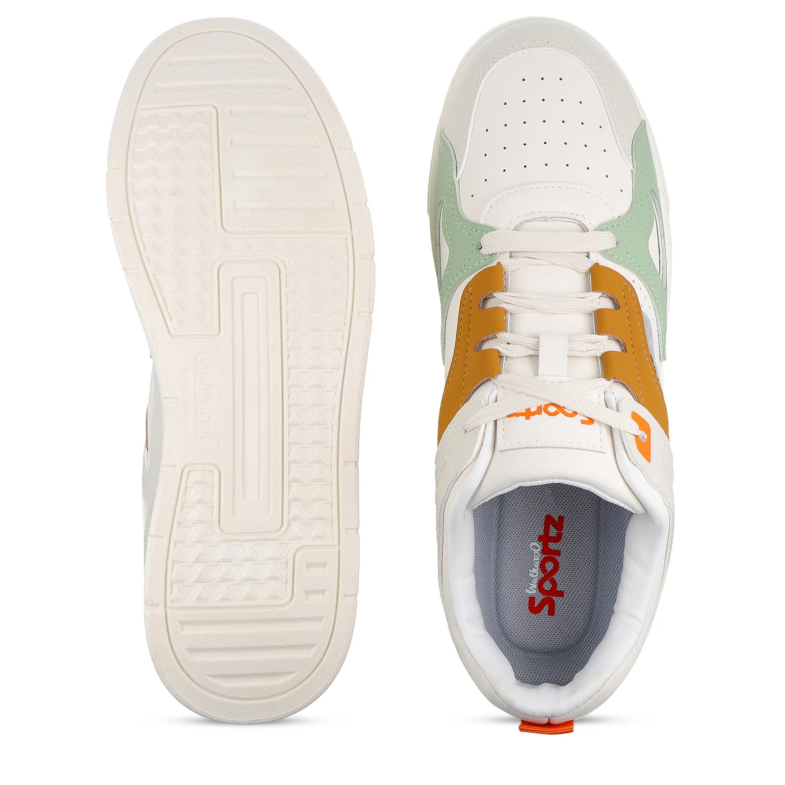 Men's Sports Sneakers - WY3497 White Beige - Image 3