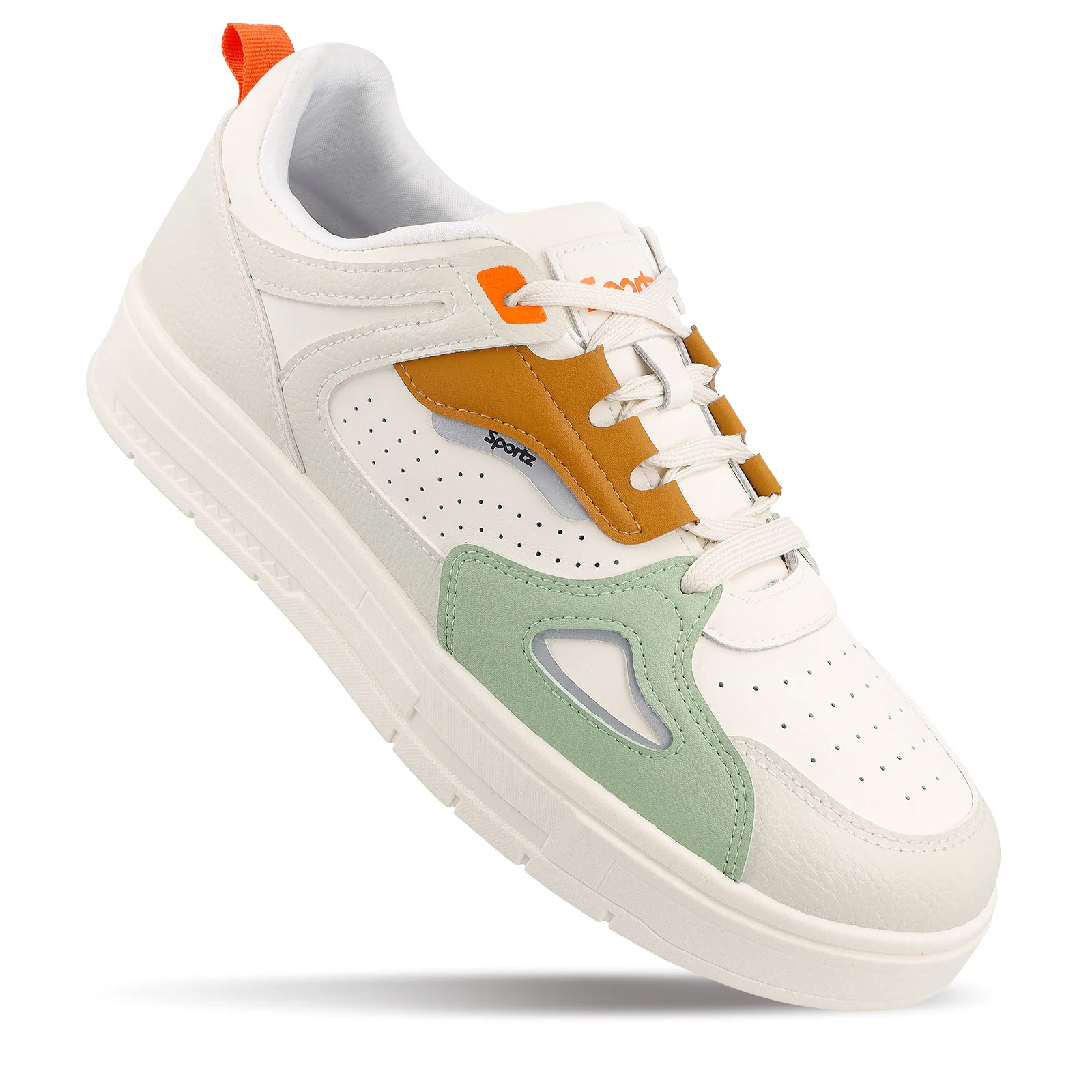 Men's Sports Sneakers - WY3497 White Beige - Image 4