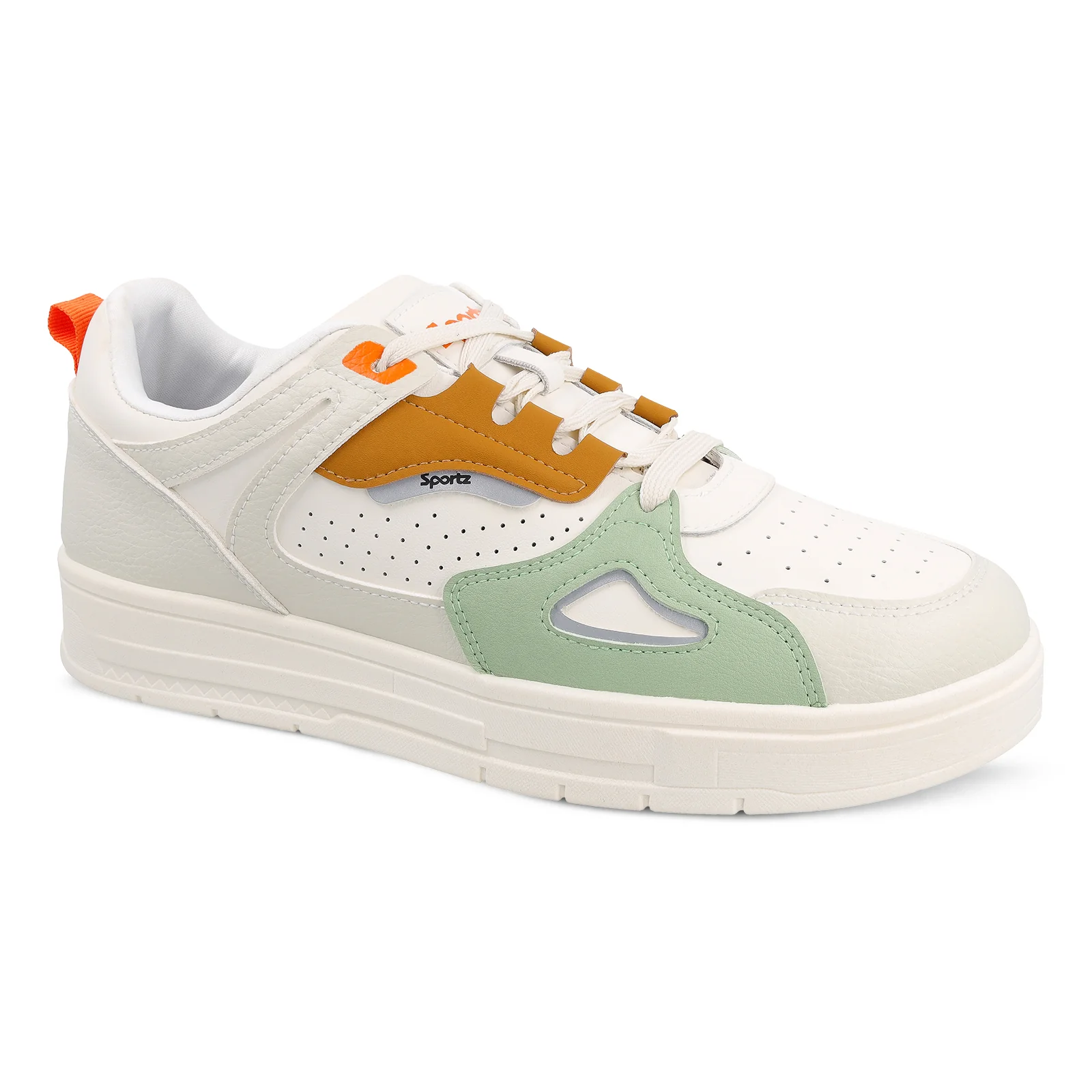 Men's Sports Sneakers - WY3497 White Beige - Image 5