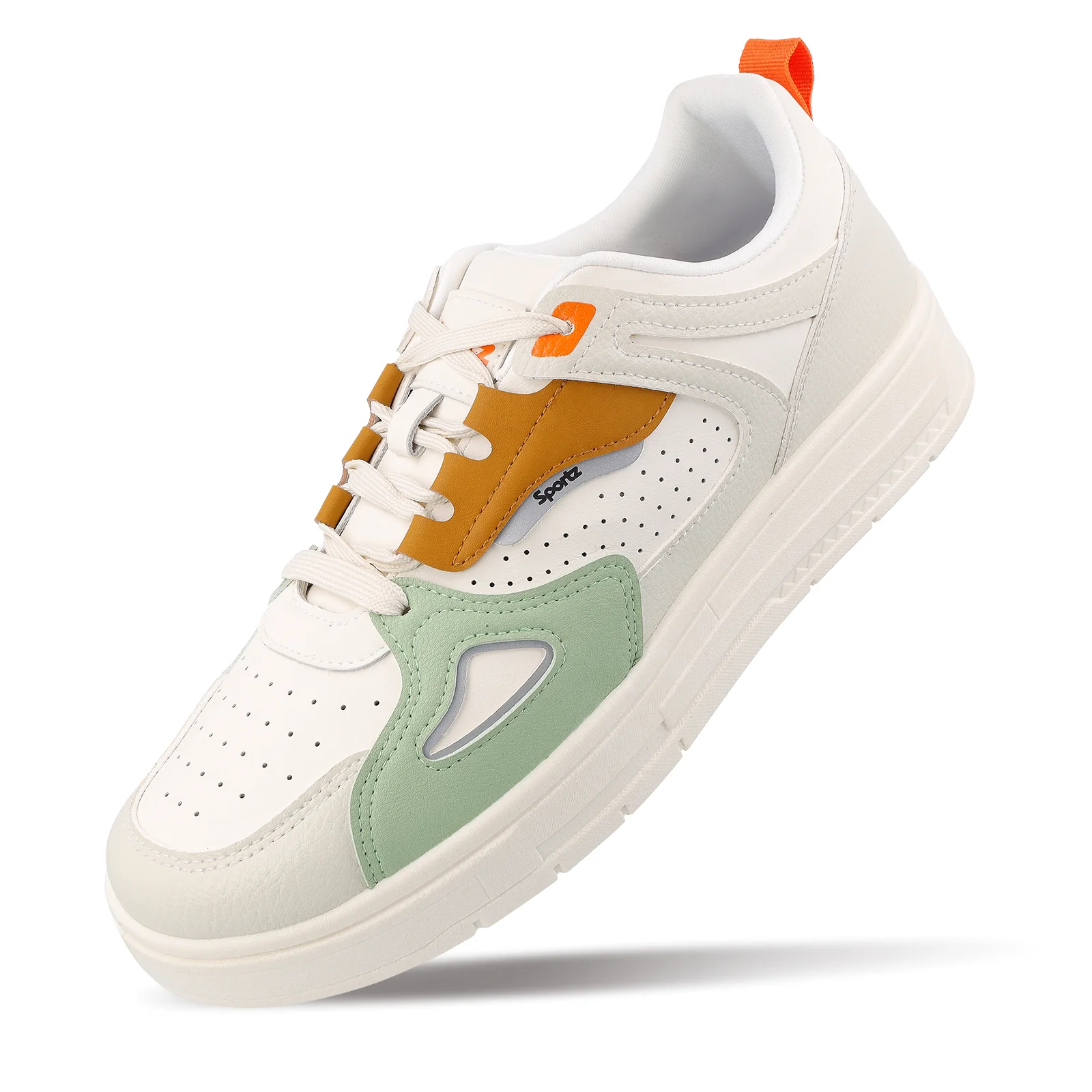 Men's Sports Sneakers - WY3497 White Beige - Image 6