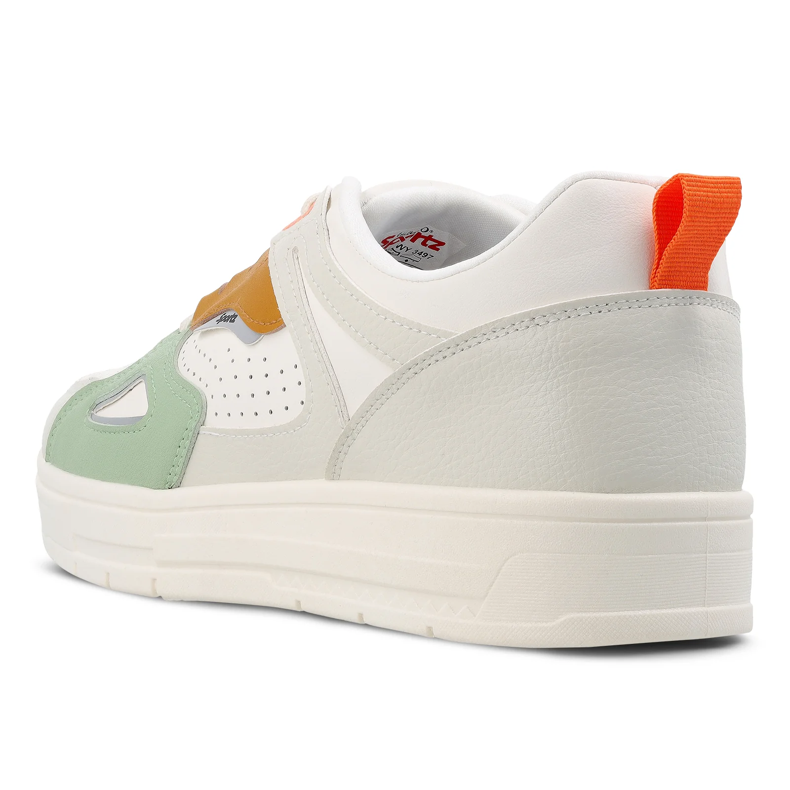 Men's Sports Sneakers - WY3497 White Beige - Image 7