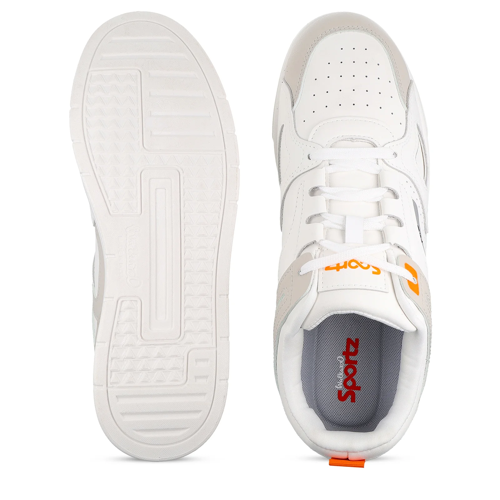Men's Sports Sneakers - WY3497 White Grey - Image 3