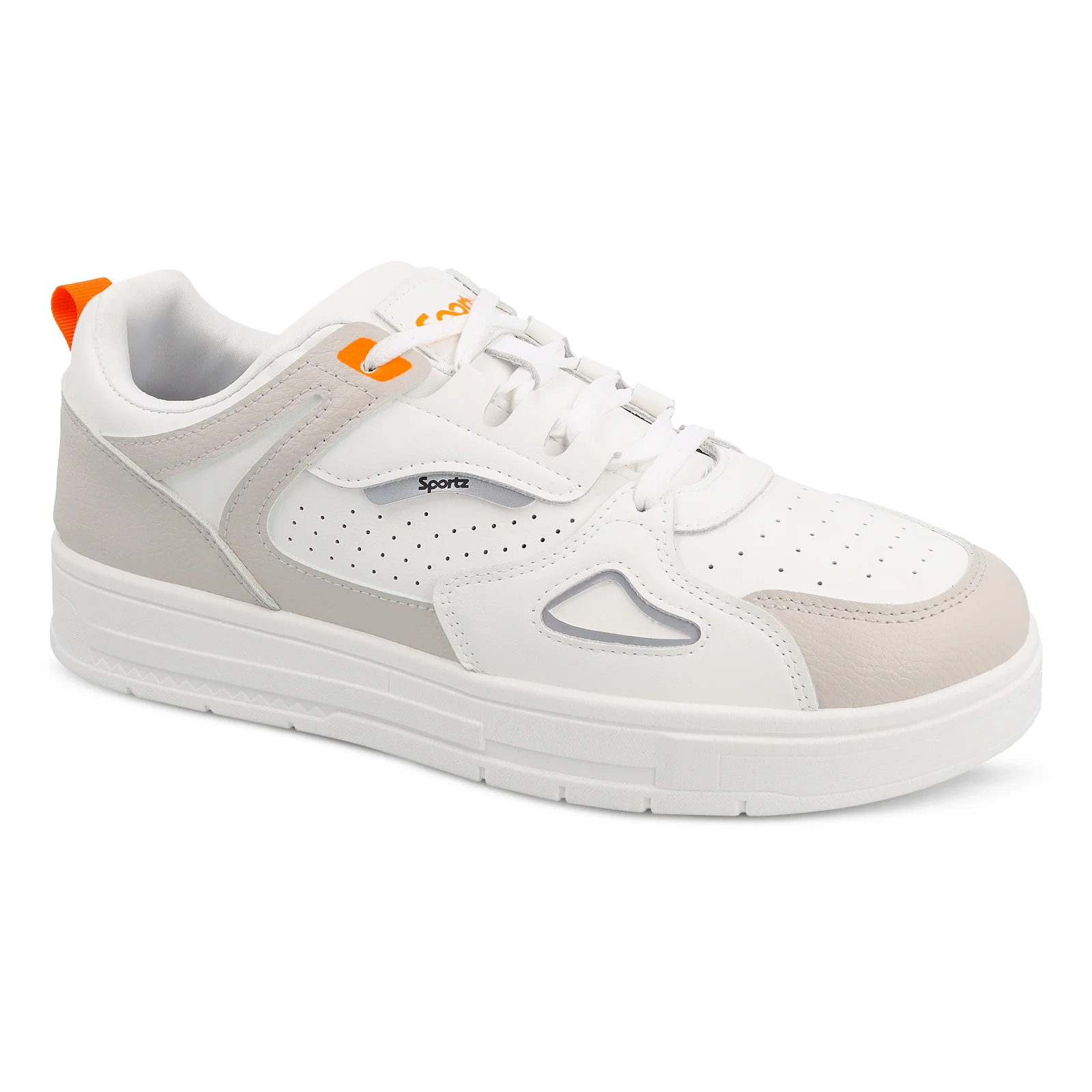 Men's Sports Sneakers - WY3497 White Grey - Image 5