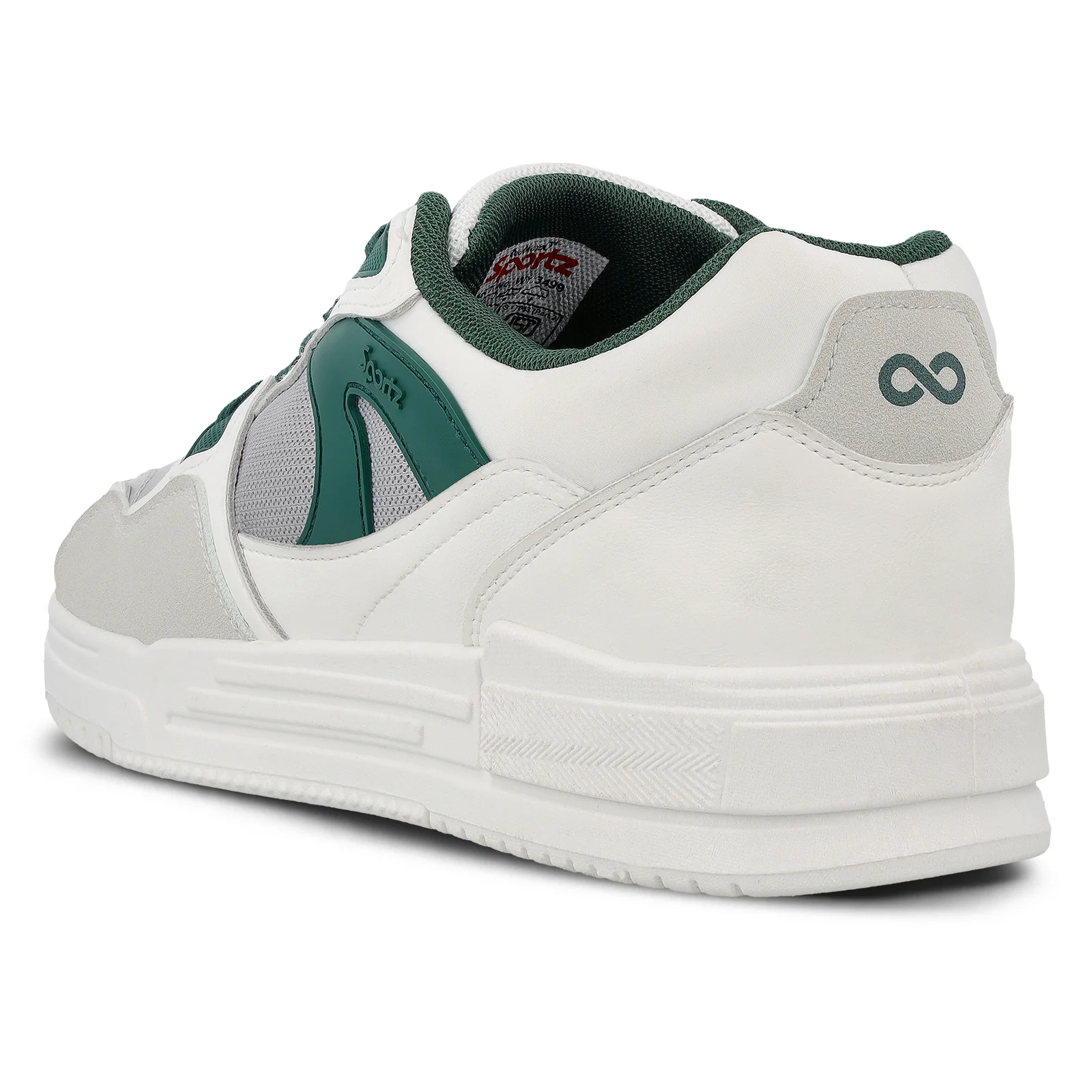 Men's Sports Sneakers - WY3499 White Green - Image 6