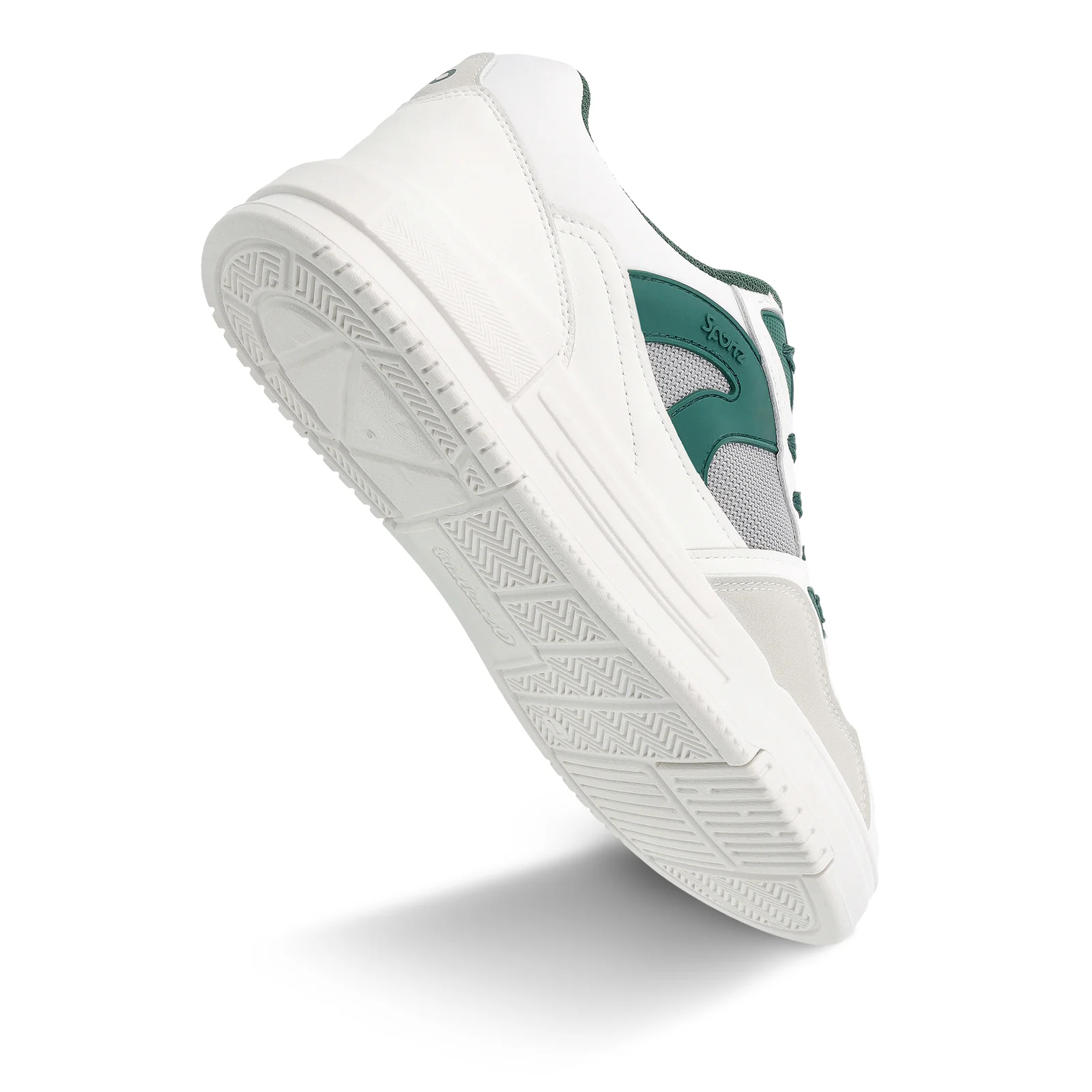 Men's Sports Sneakers - WY3499 White Green - Image 7