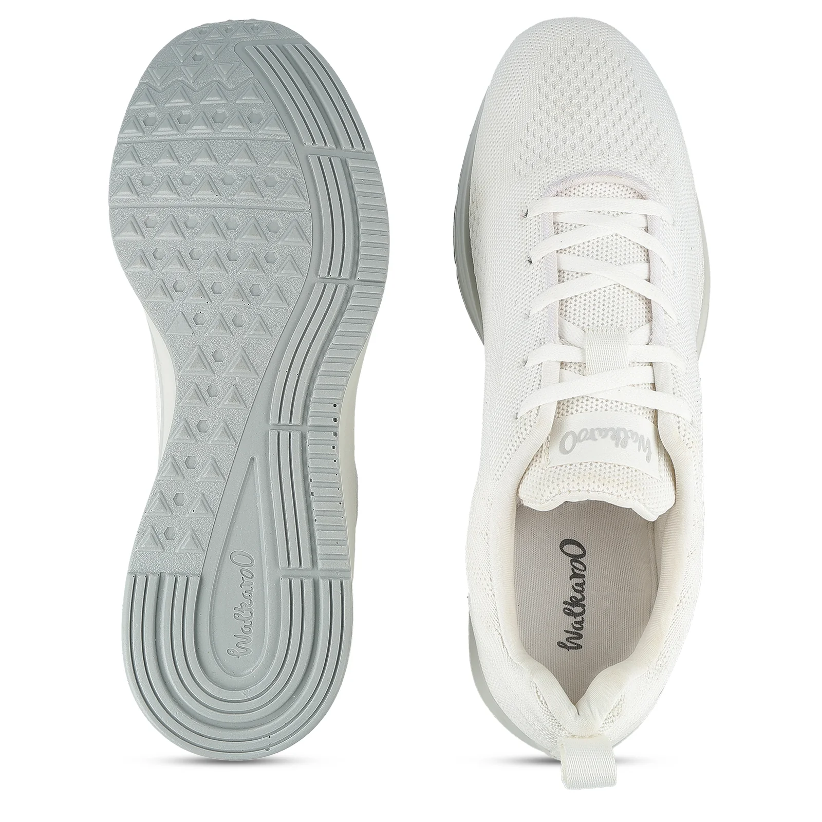 Men's Daily Wear Non Marking Sports Shoes - WS6090 White - Image 3