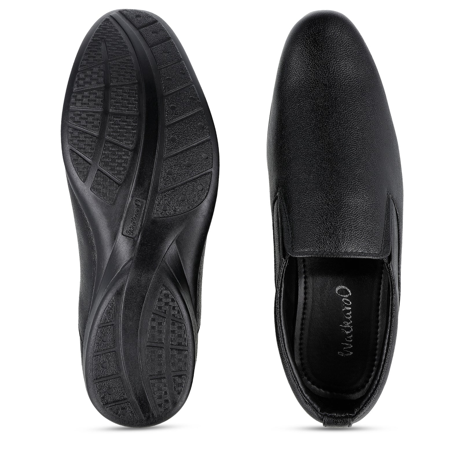 Men's Loafer Formal Shoes - 17102 Black - Image 2
