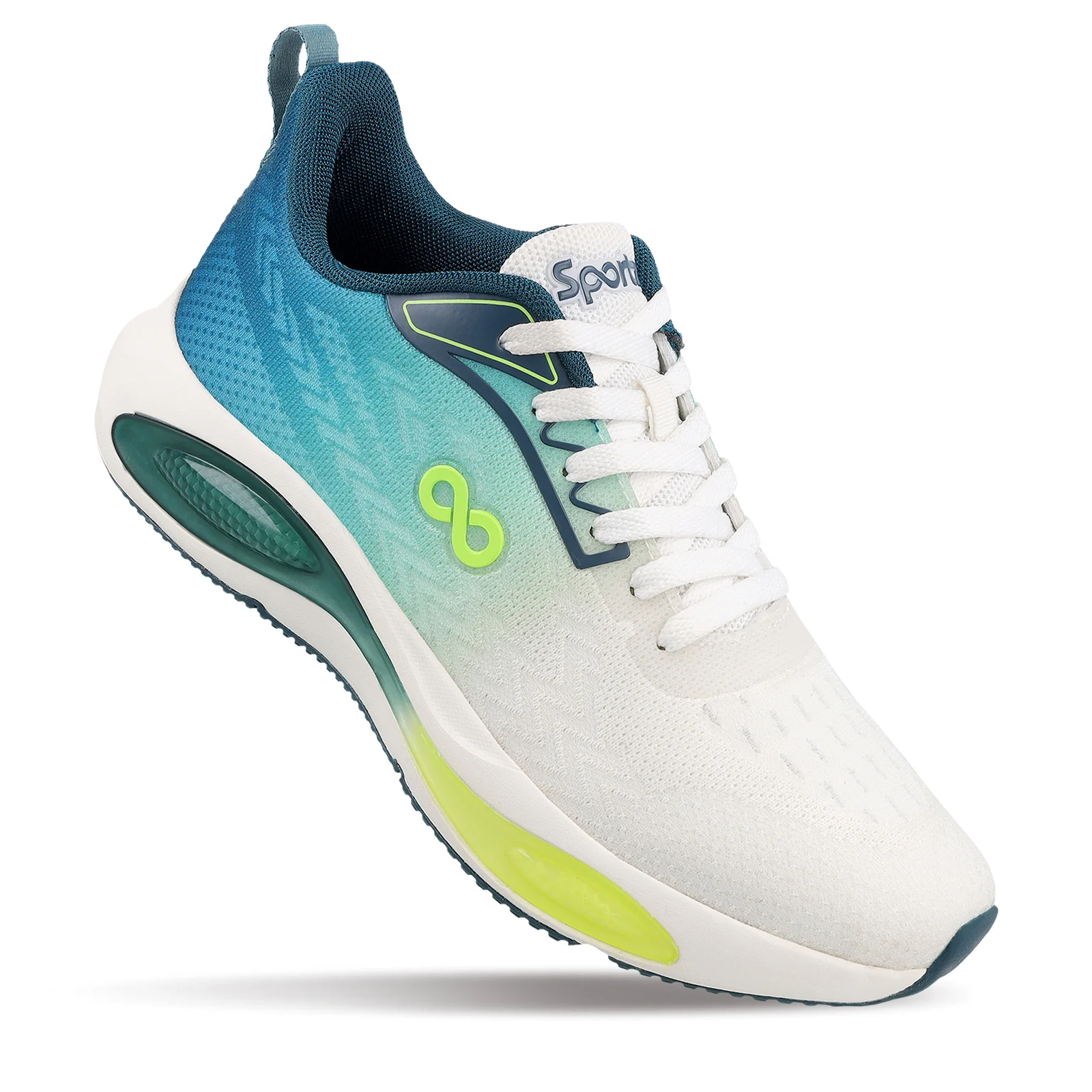 TOMAX Men's Lace-up Sports Shoes - WS9159 Teal Green - Image 3