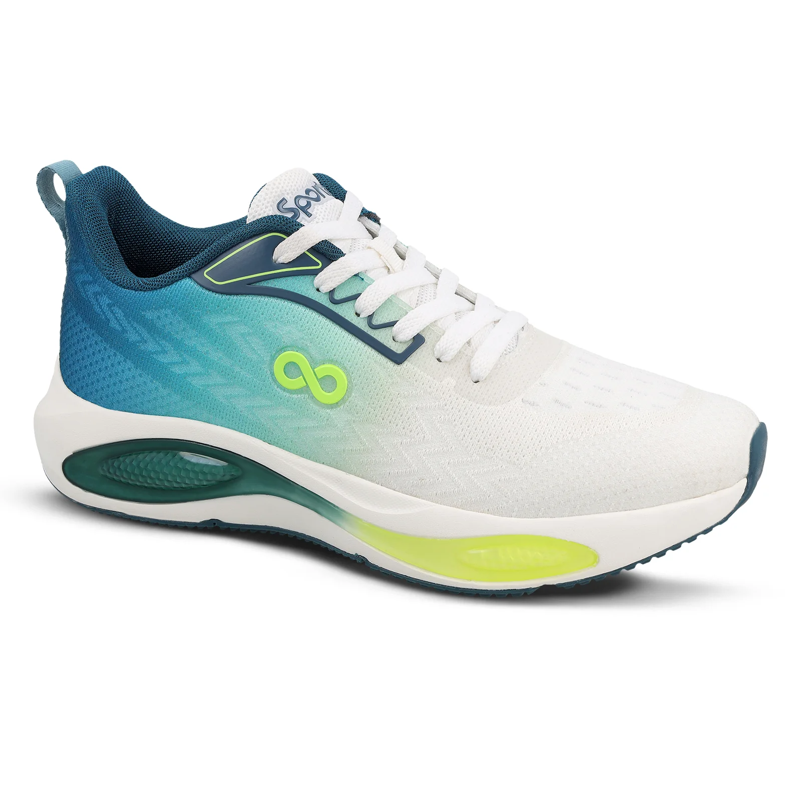 TOMAX Men's Lace-up Sports Shoes - WS9159 Teal Green - Image 4