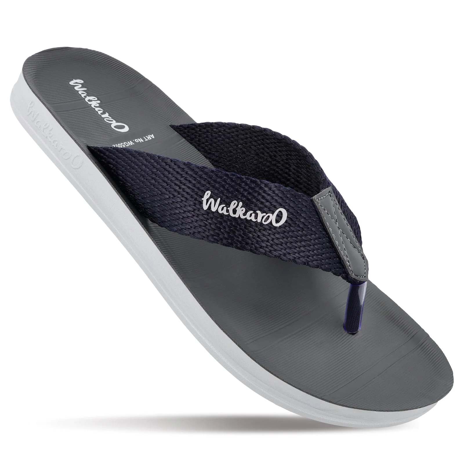 Walkaroo Boys Solid Thong Sandals - WG5002 Blue