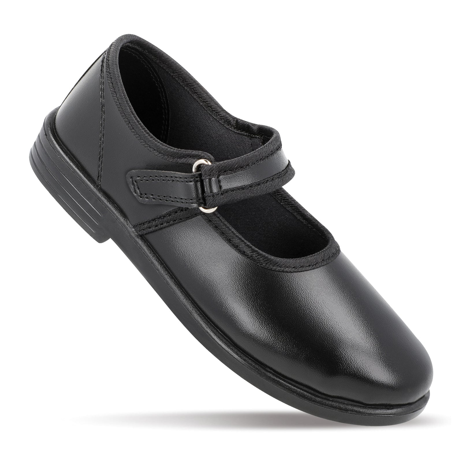 Girls School Shoe -WV552 Black - Image 3