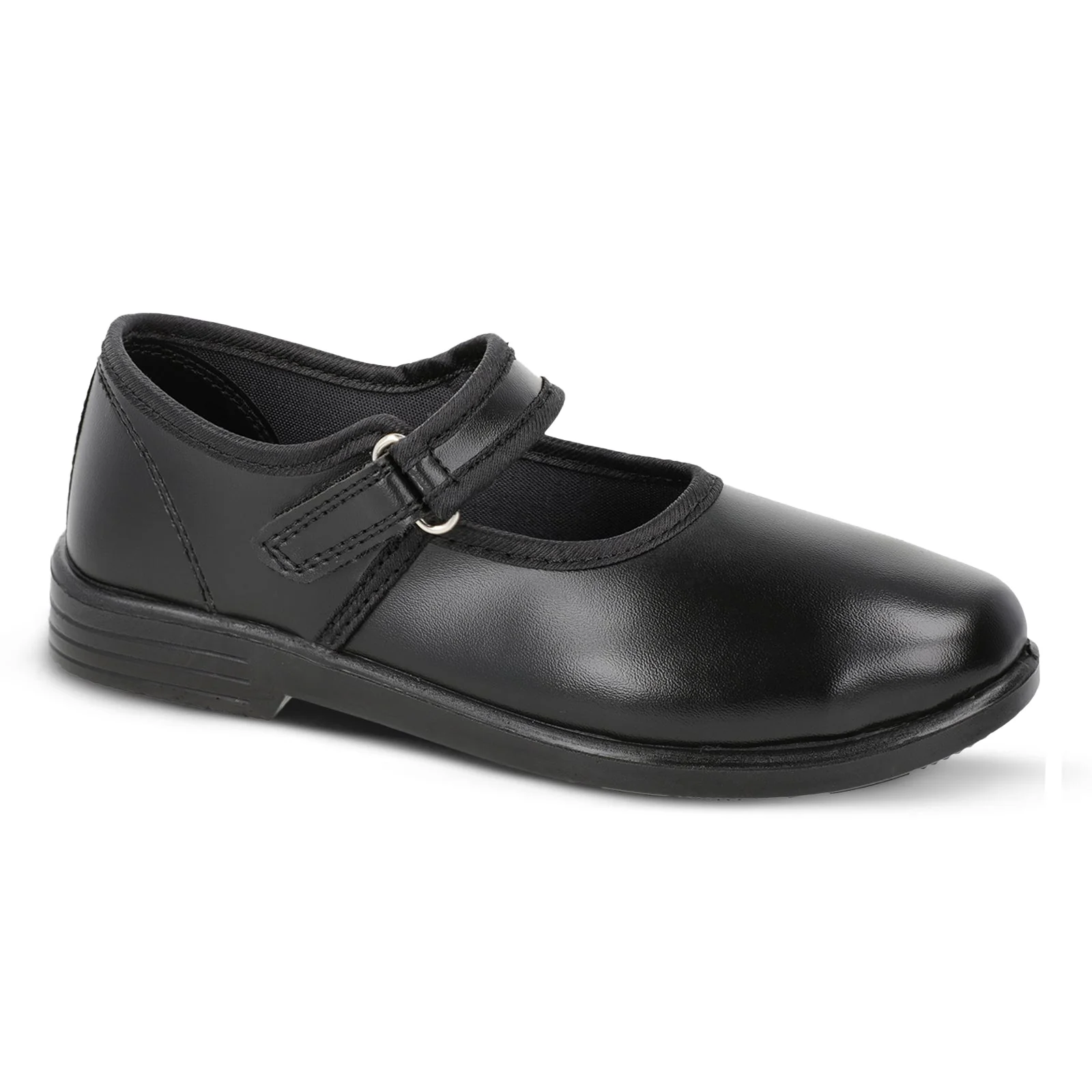 Girls School Shoe -WV552 Black - Image 4