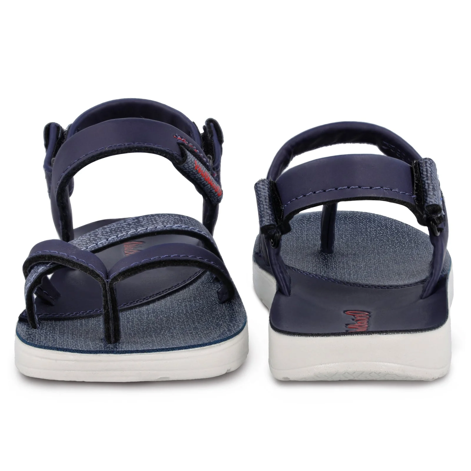 Walkaroo Kids Strappy Slide Sandals - W5767 Blue Grey - Image 5