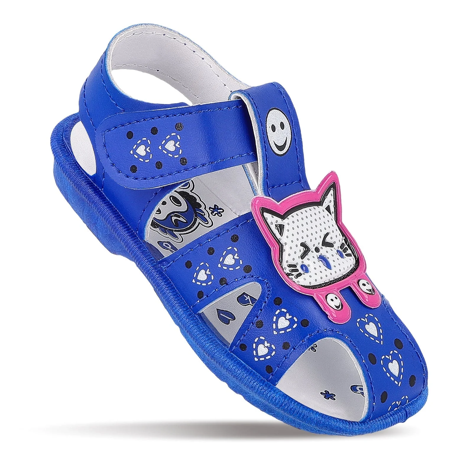 Walkaroo Kids Cartoonic Fisherman Sandals - WK375 Blue