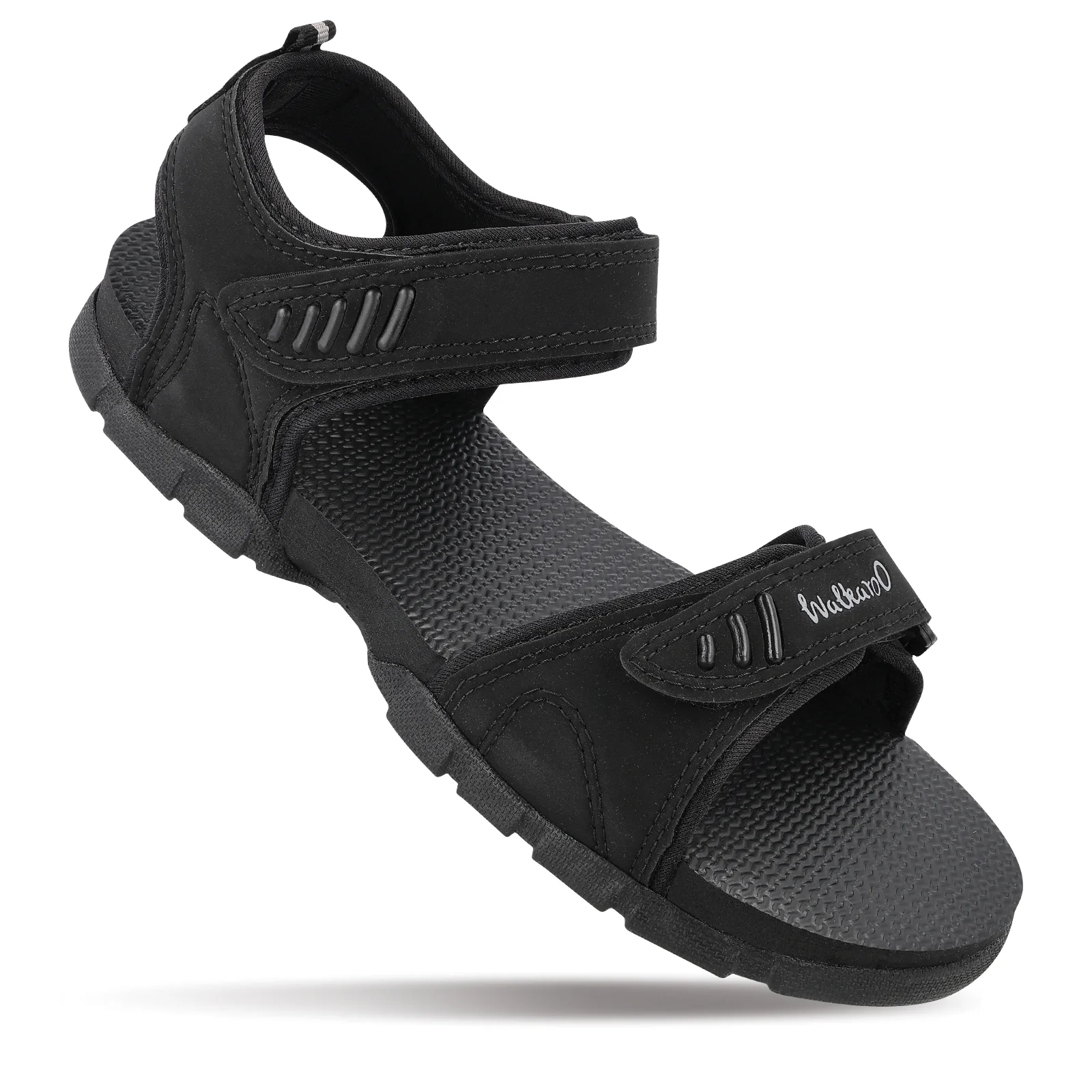 Walkaroo kids Strappy Floater Sandals - 4509 Black