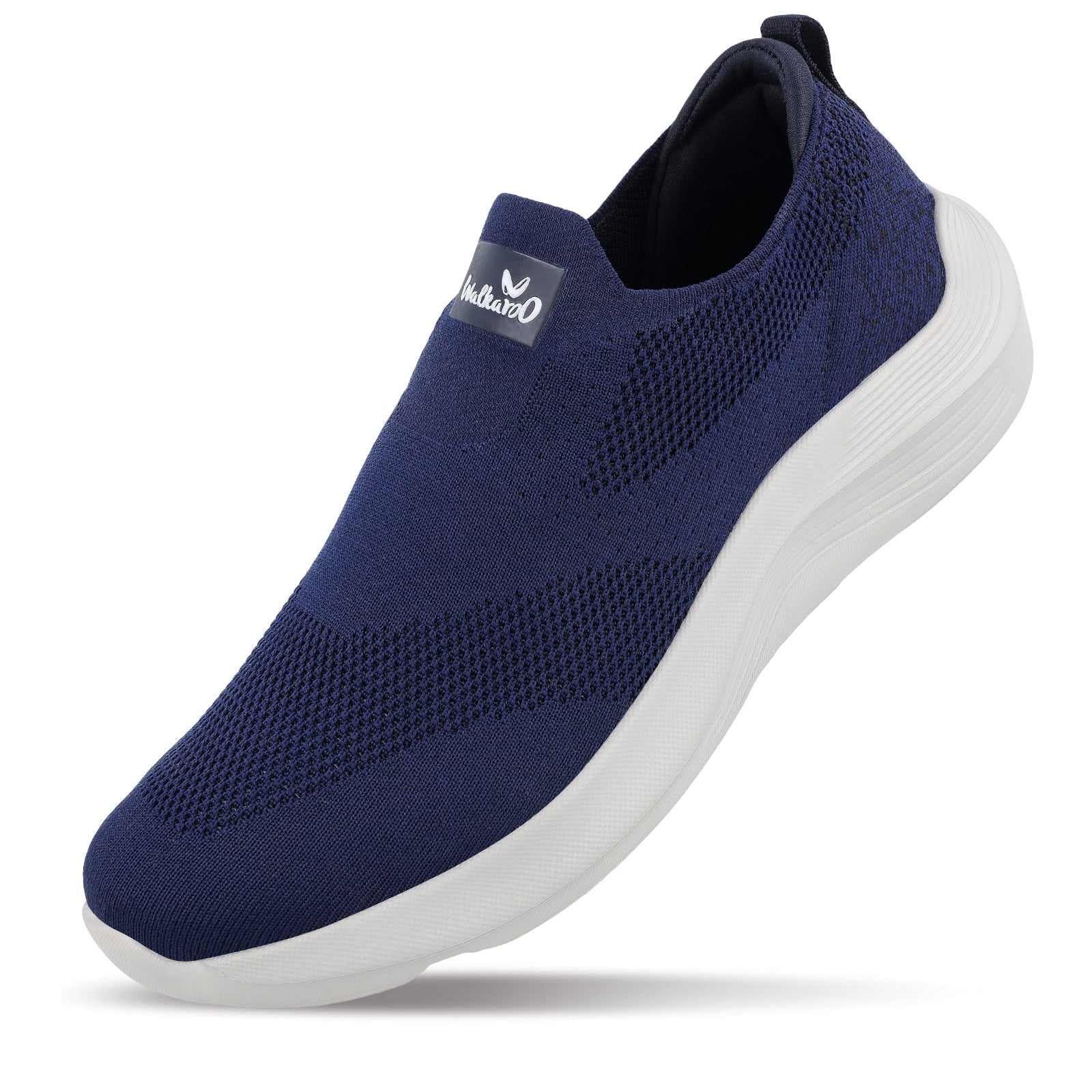 Walkaroo Men Pull-on Belly Shoes - WS9539 Navy Blue - Image 5
