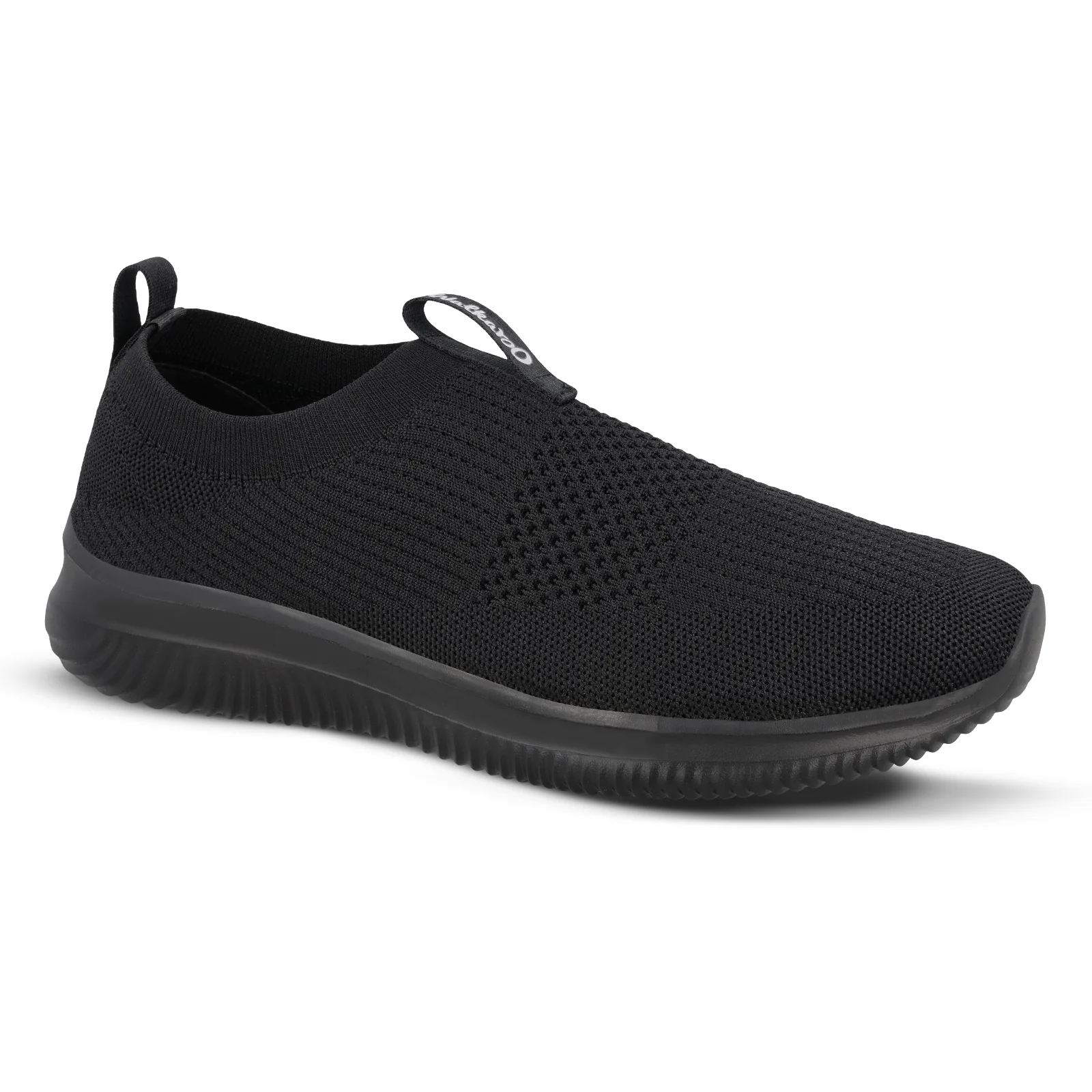 Men`s Slip-on Walking Shoes - WS9551 Black Black - Image 4
