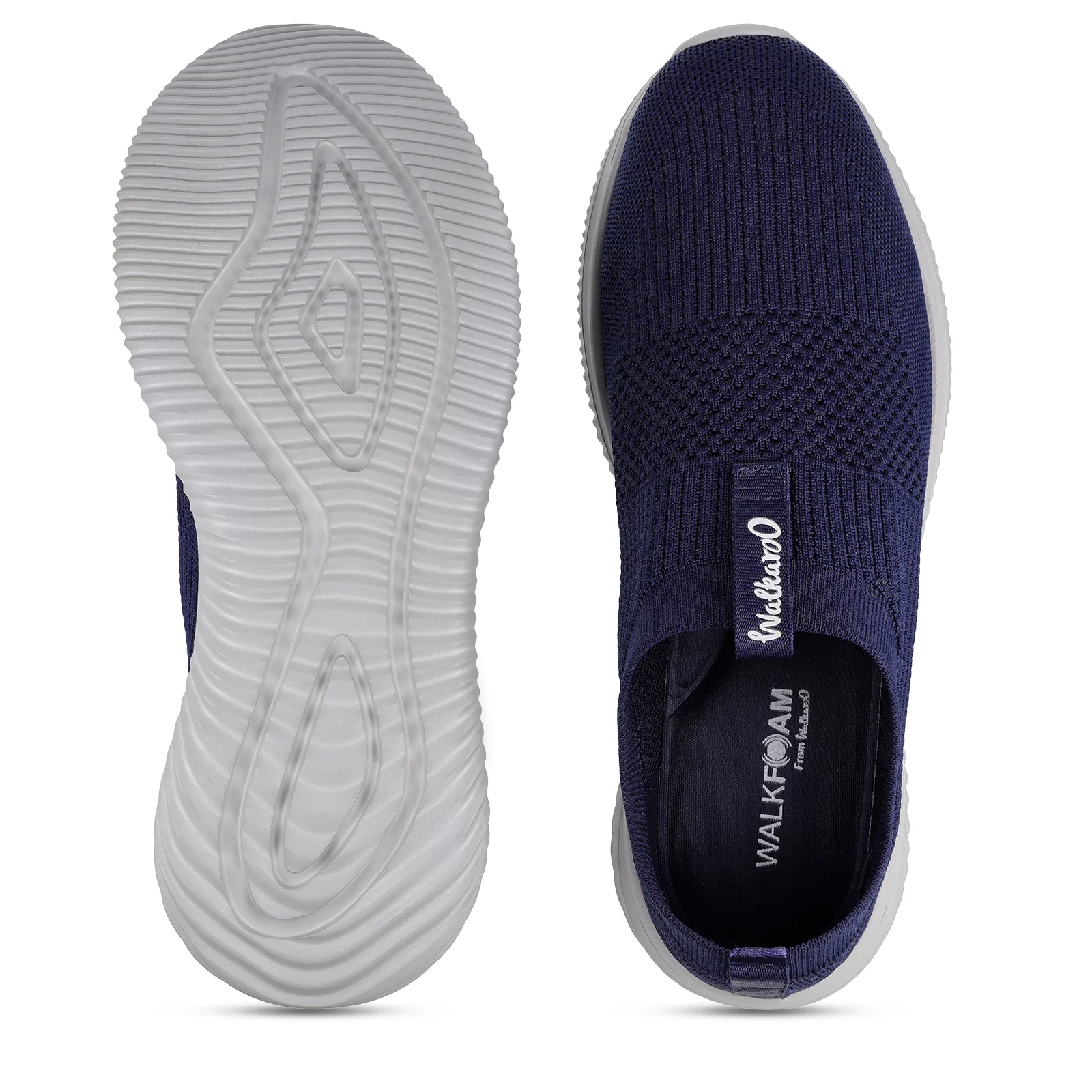 Men`s Slip-on Walking Shoes - WS9551 Navy Blue - Image 2