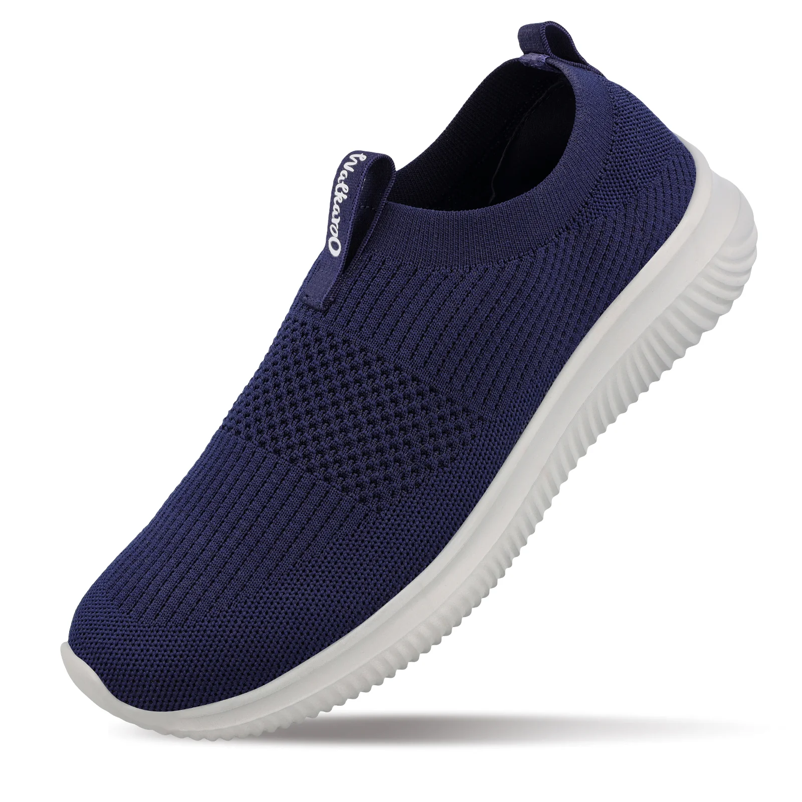 Men`s Slip-on Walking Shoes - WS9551 Navy Blue - Image 5