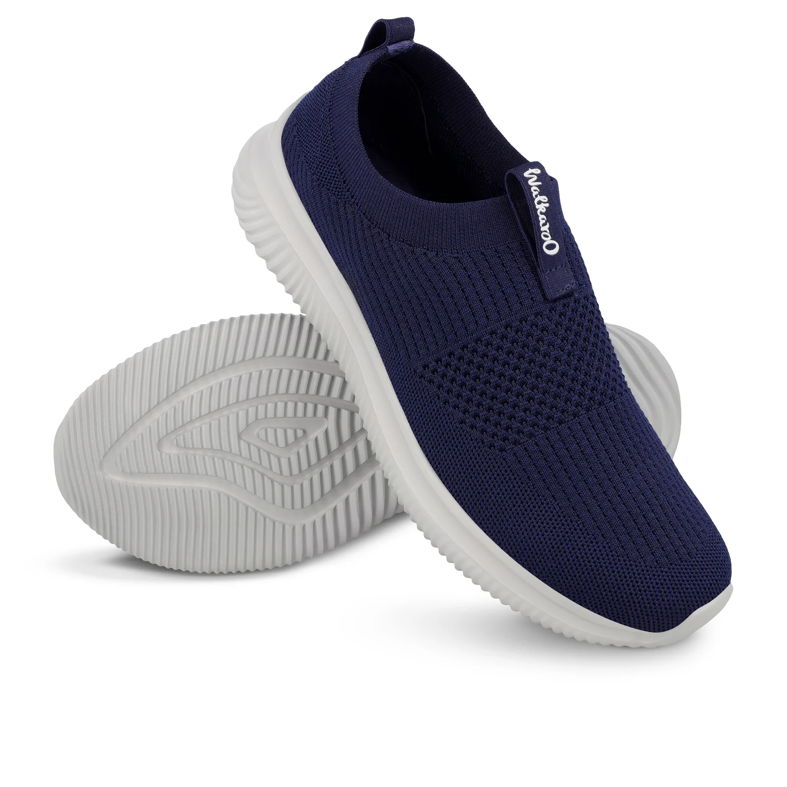 Men`s Slip-on Walking Shoes - WS9551 Navy Blue - Image 7