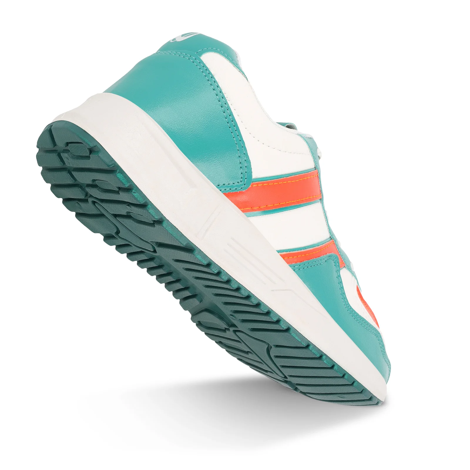 Walkaroo Mens Casual Shoes - WY3340 White Green - Image 6