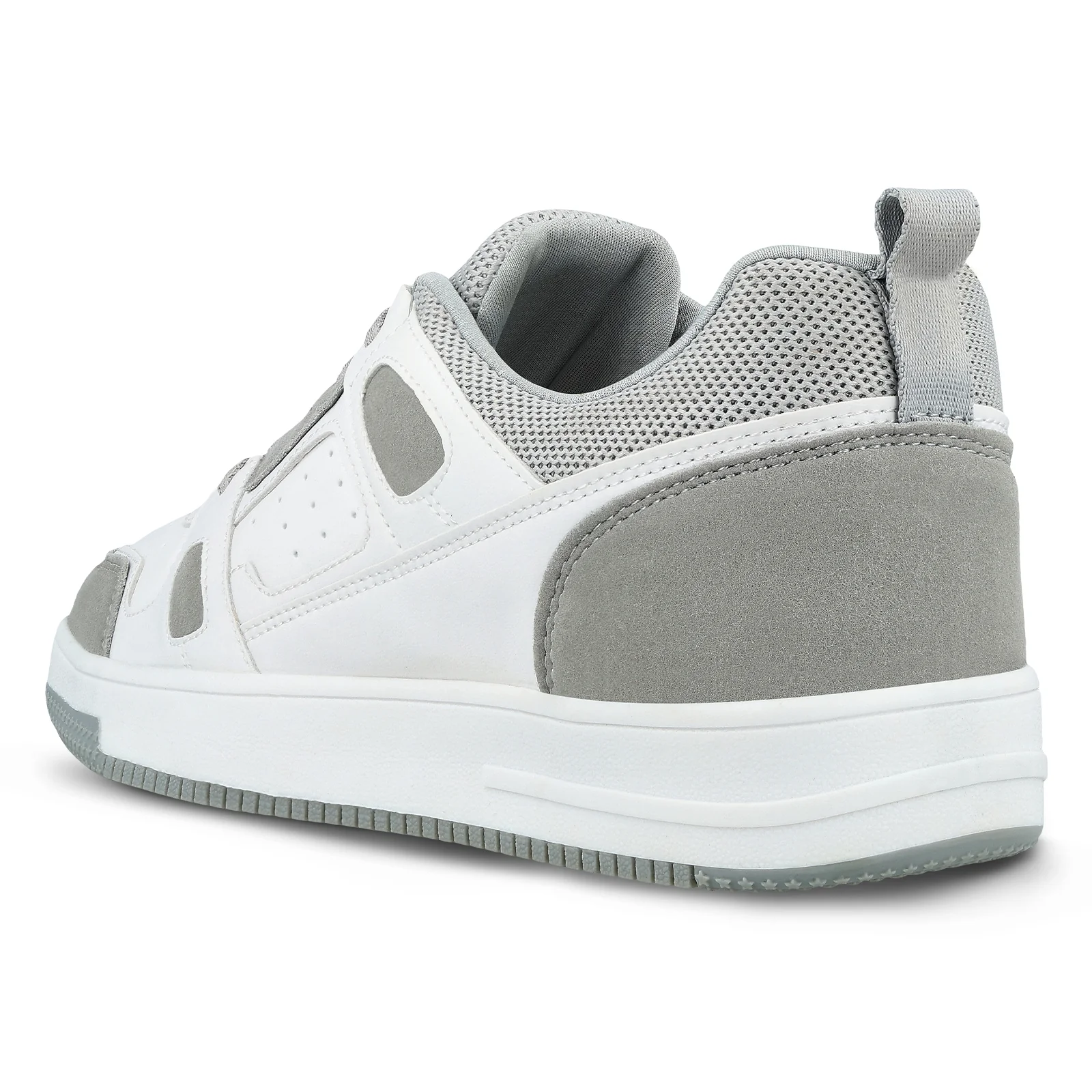 Men's Casual Sneakers - WY3344 White Grey - Image 7