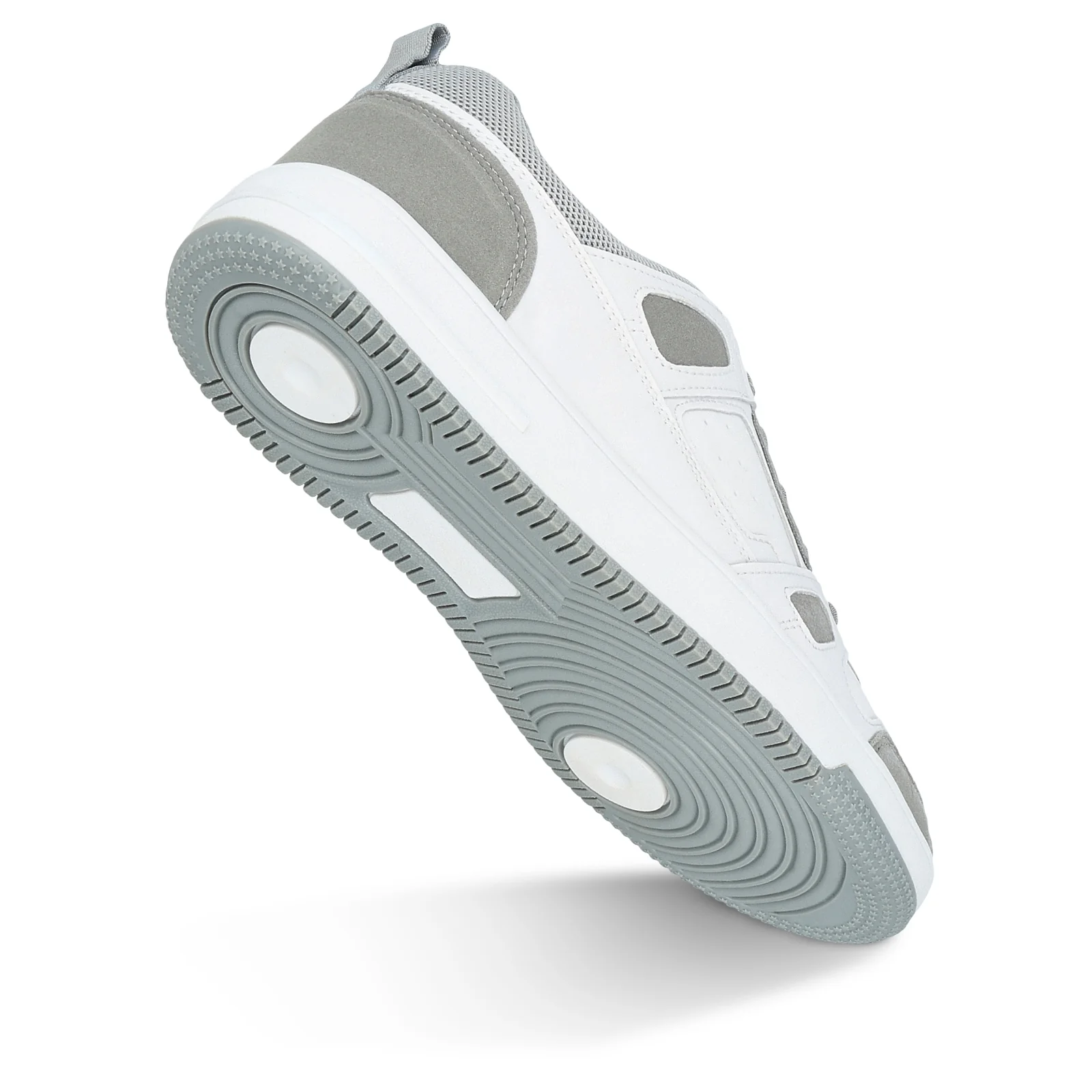 Men's Casual Sneakers - WY3344 White Grey - Image 8
