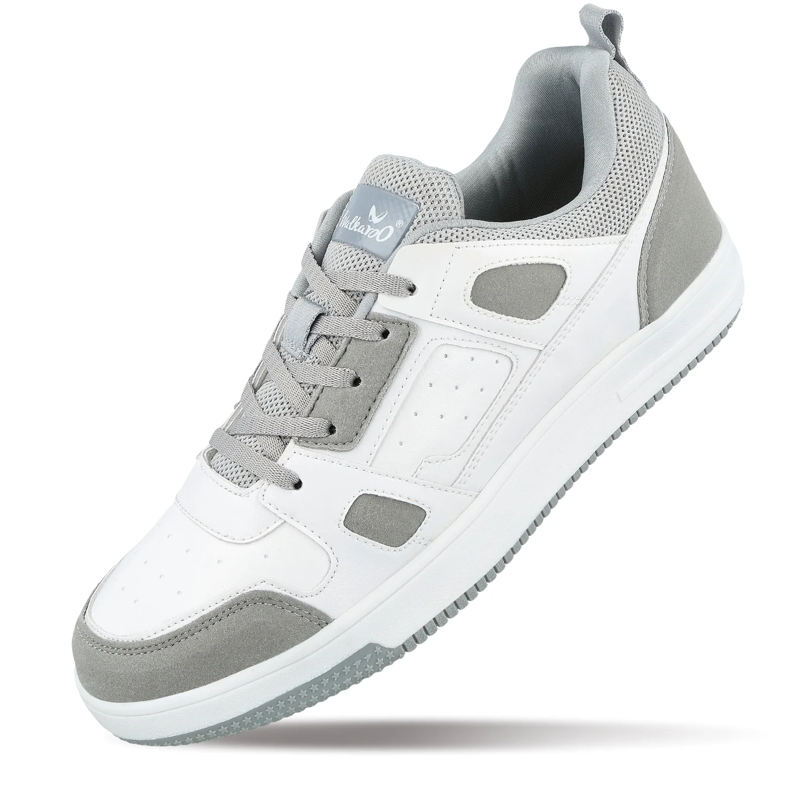 Men's Casual Sneakers - WY3344 White Grey - Image 9