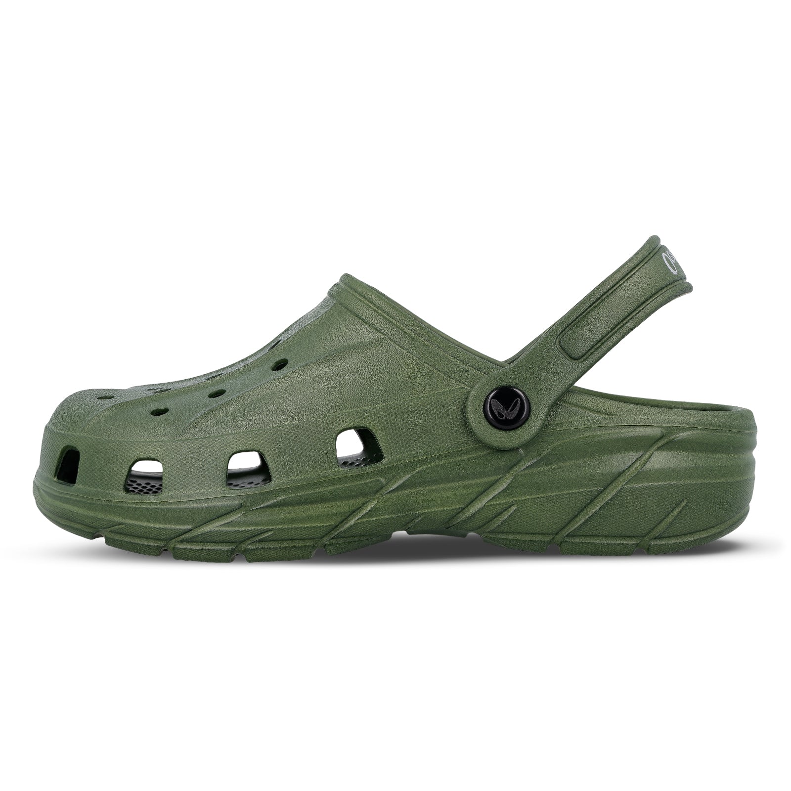 Walkaroo Mens Clogs  - WC4838 Olive - Image 3