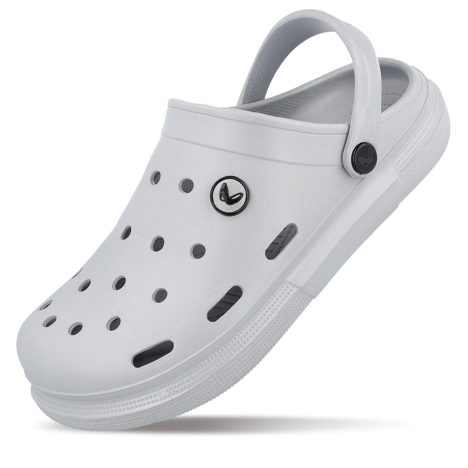 Men's Clogs  - WC4843 Light Grey - Image 5