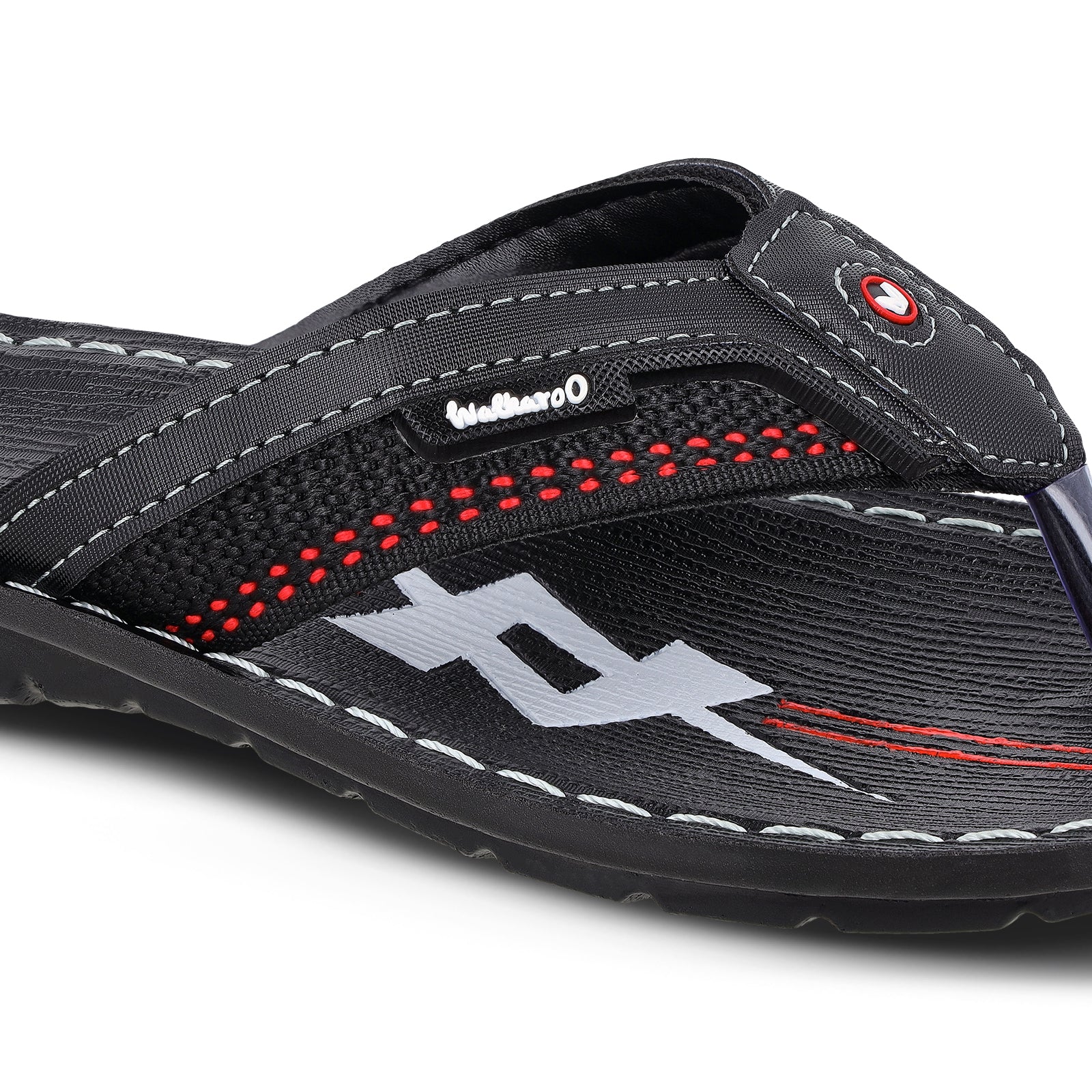 Men's Daily Wear Sandals - W1030 Black - Image 4