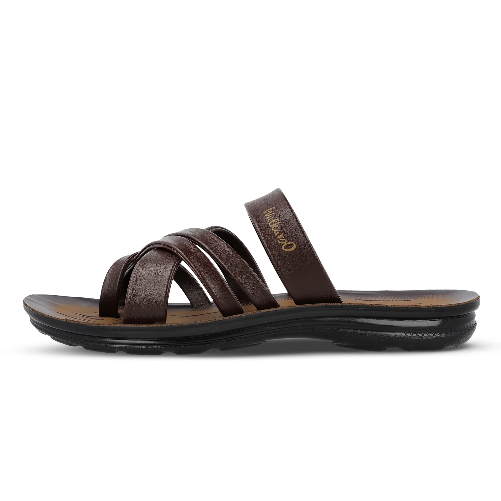 Men's Daily Wear Sandals - W5687 S Brown - Image 3