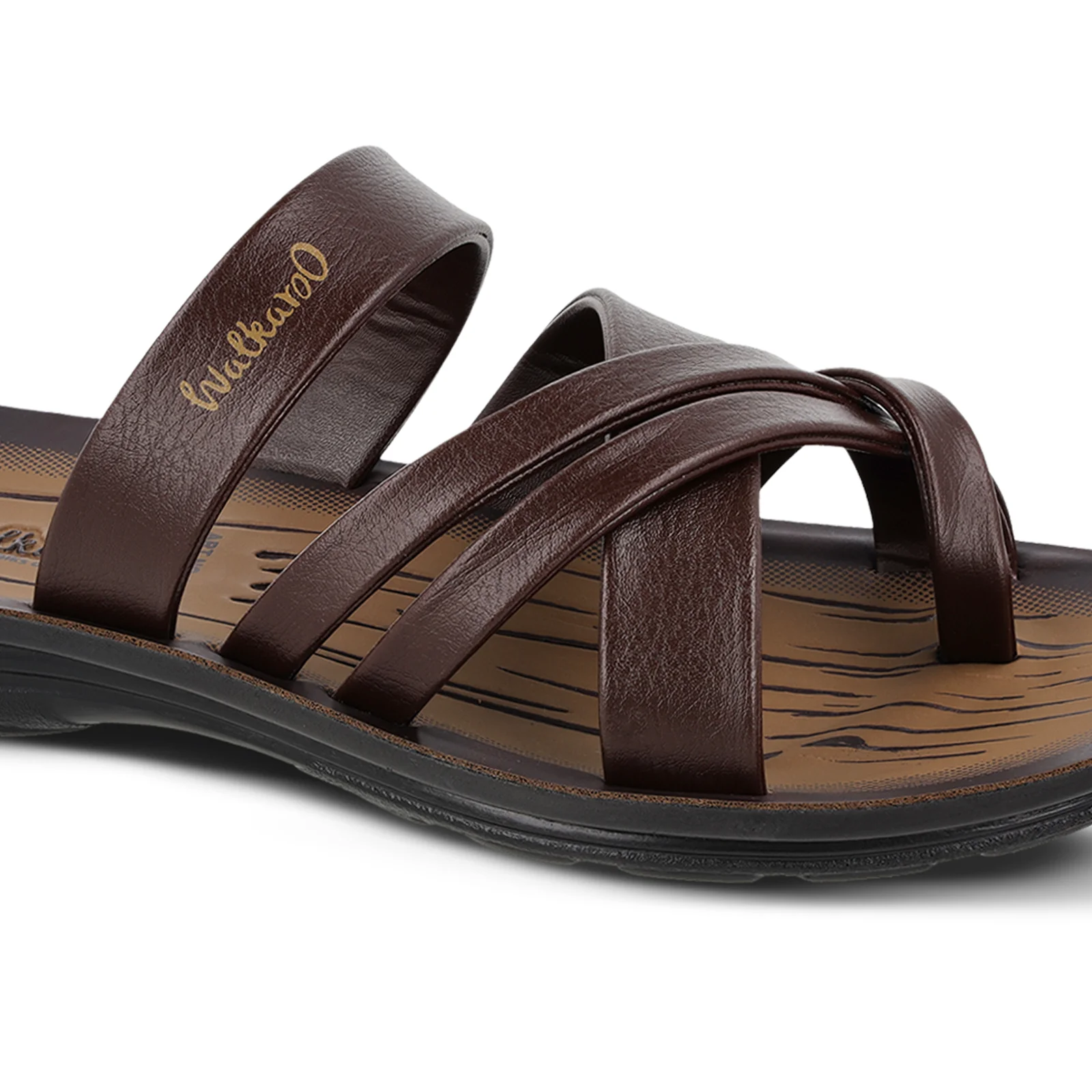 Men's Daily Wear Sandals - W5687 S Brown - Image 4