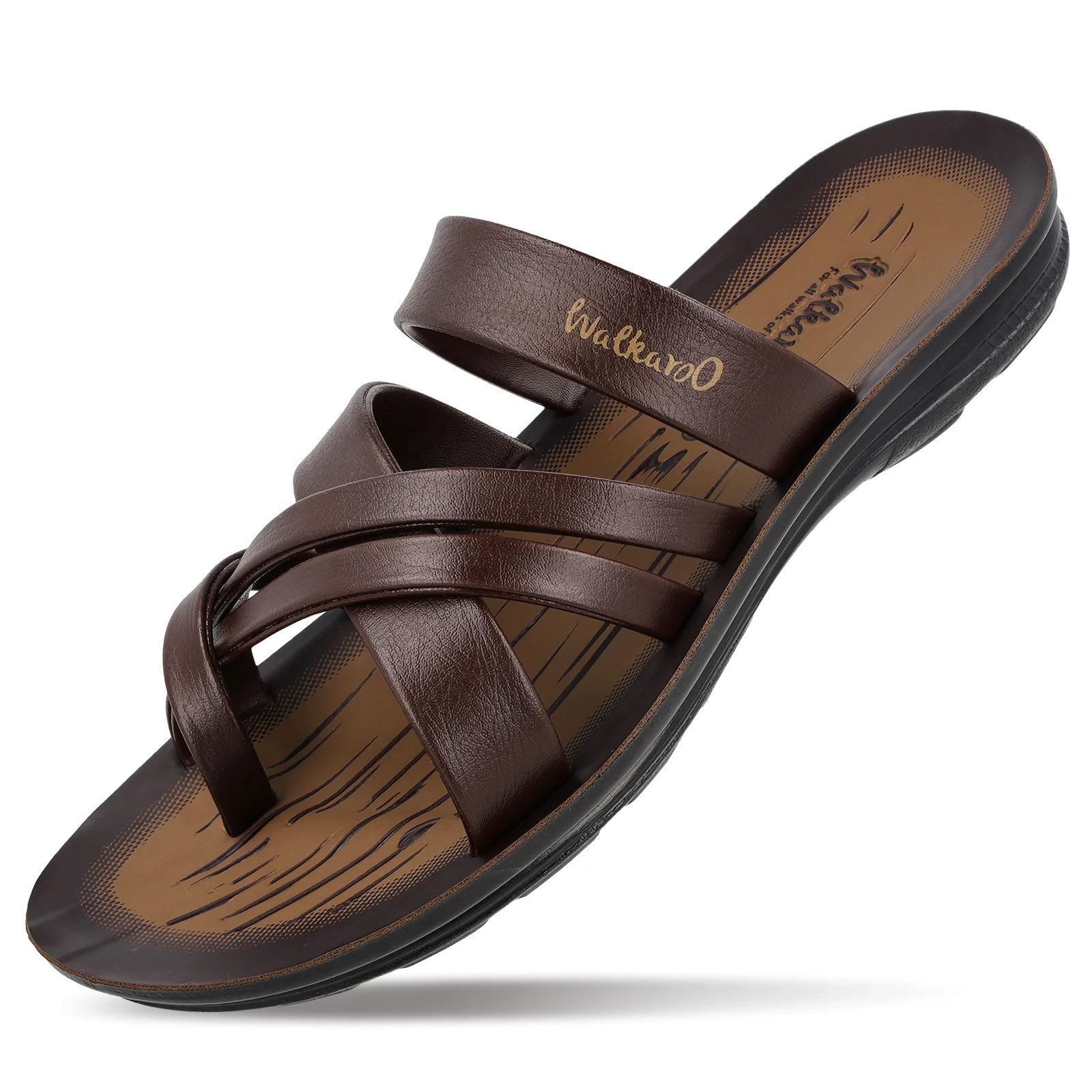 Men's Daily Wear Sandals - W5687 S Brown - Image 5