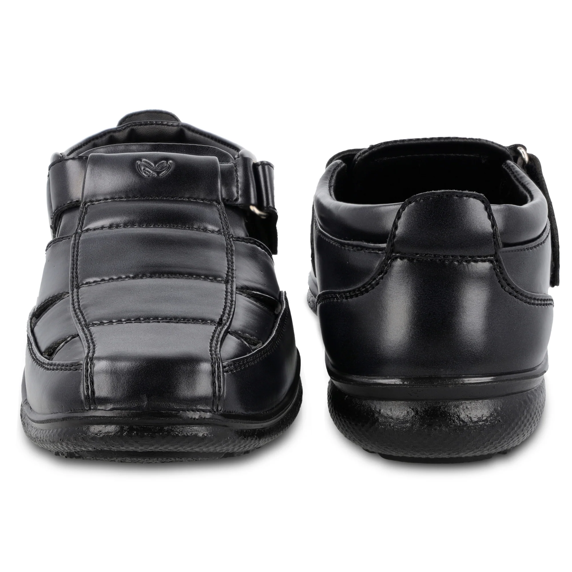 Men's Roman Sandals - WF6255 Black - Image 6